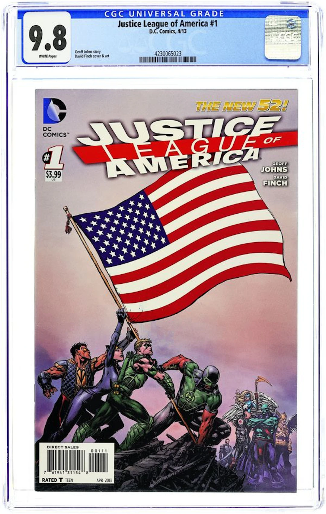 Justice League of America (2013 3rd Series) 1A CGC 9.8