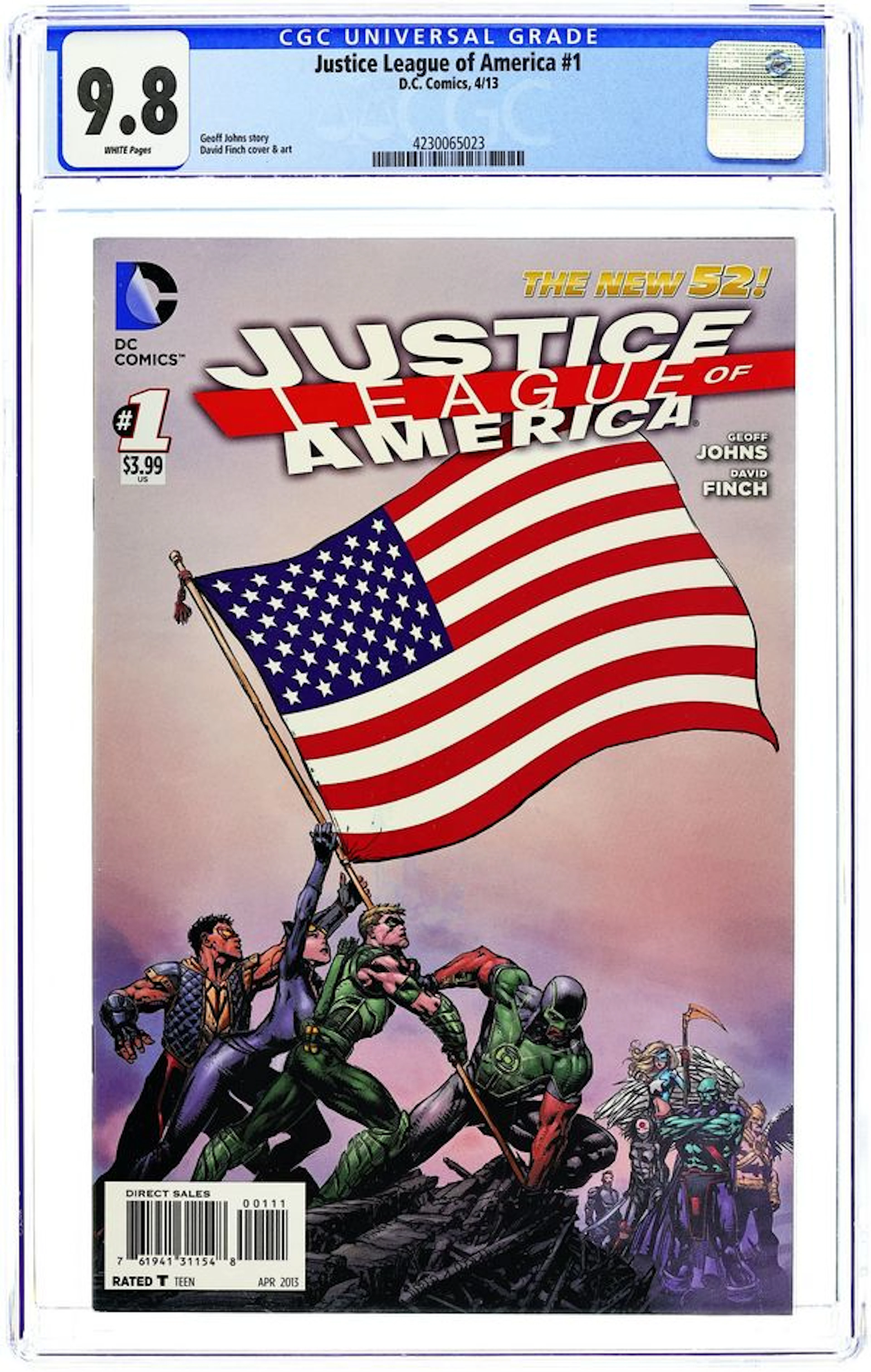 Justice League of America (2013 3rd Series) 1A CGC 9.8