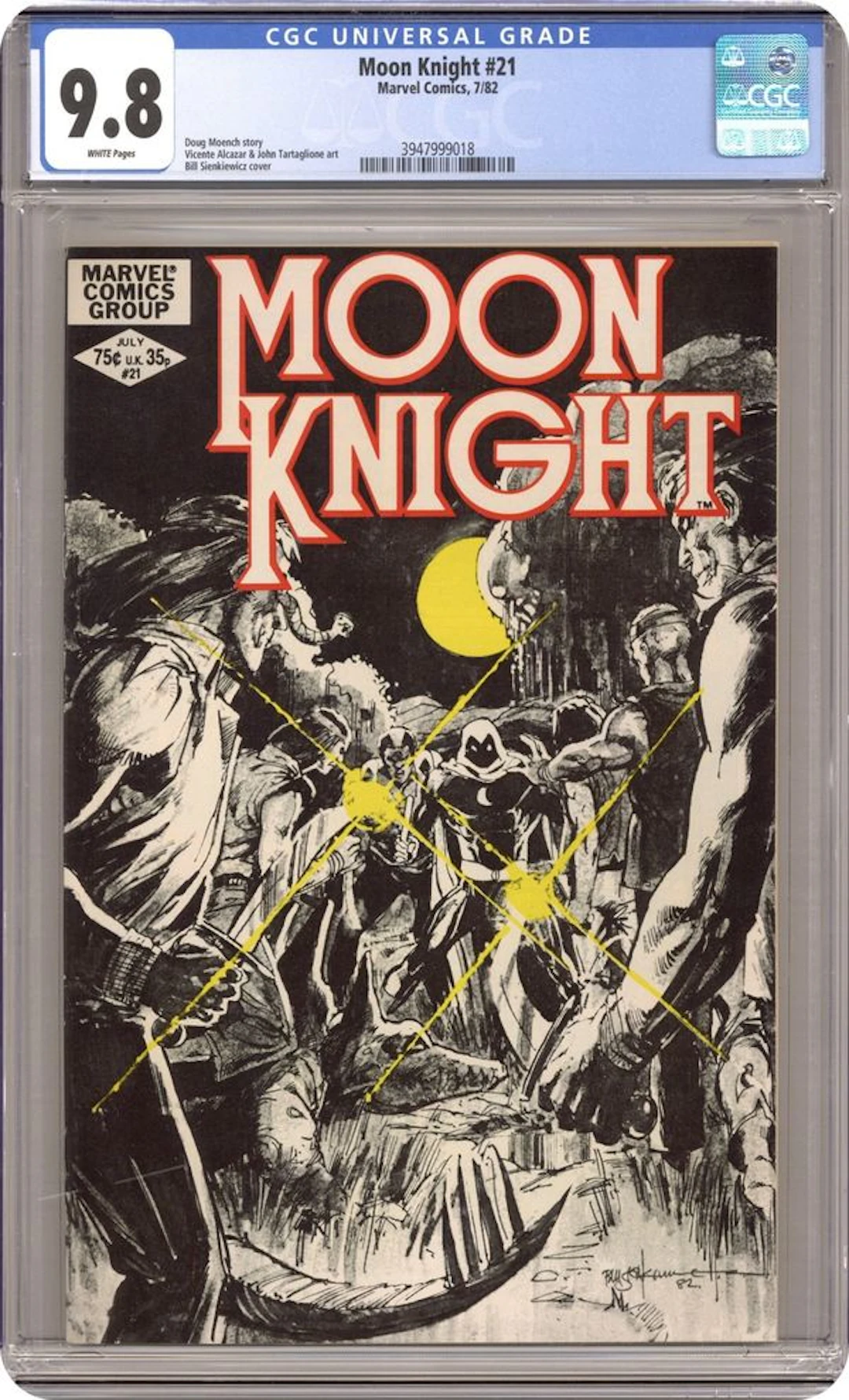 Moon Knight (1980 1st Series) 21 CGC 9.8