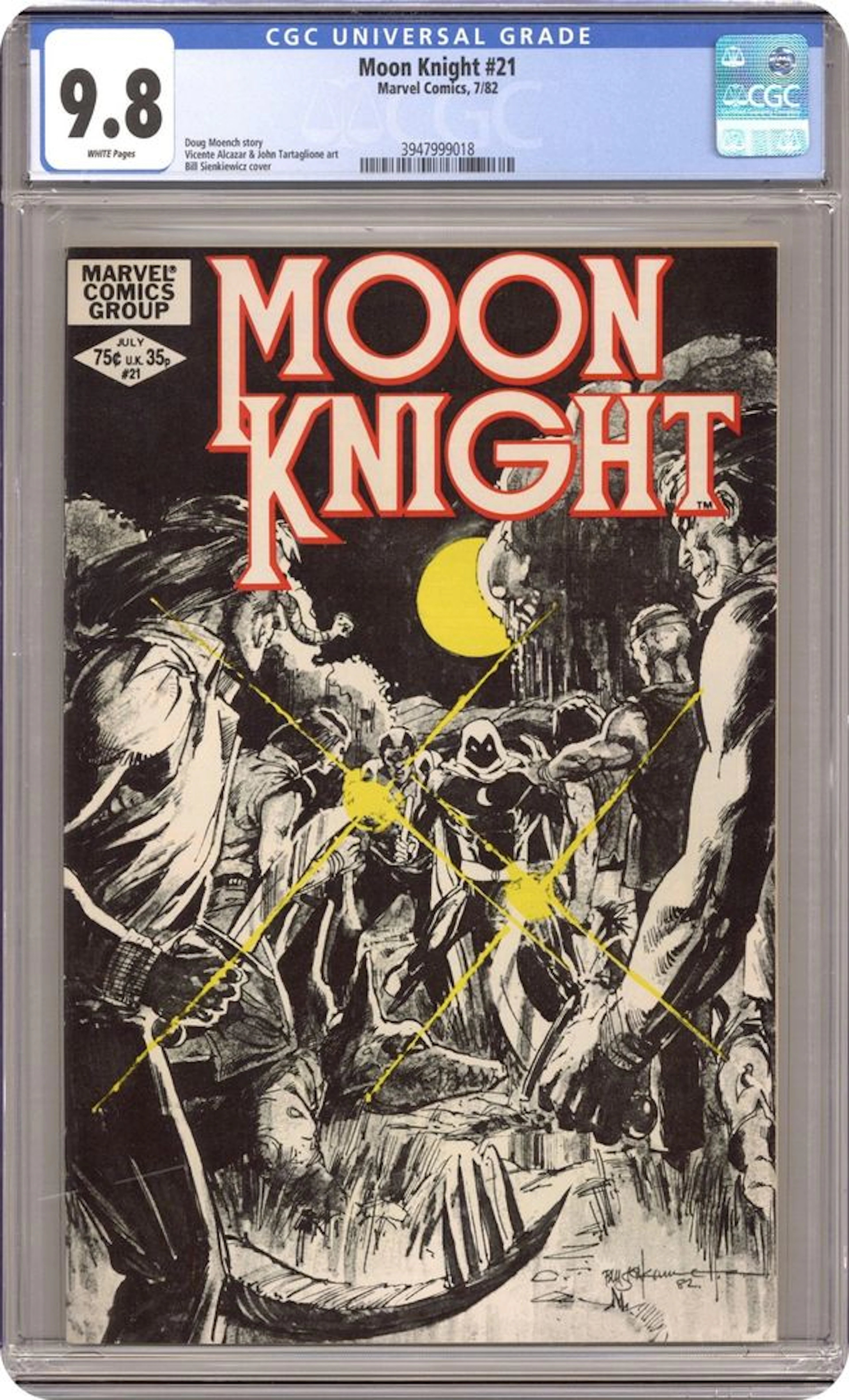 Moon Knight (1980 1st Series) 21 CGC 9.8