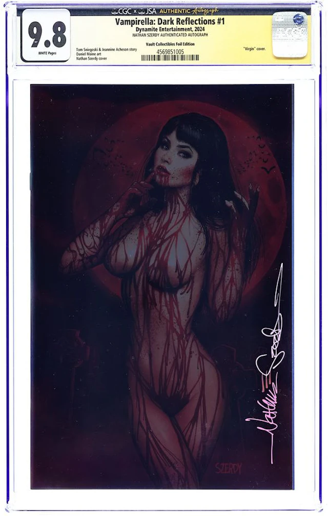 Vampirella Dark Reflections (2024 Dynamite) 1VAULT CGC 9.8 JSA Szerdy