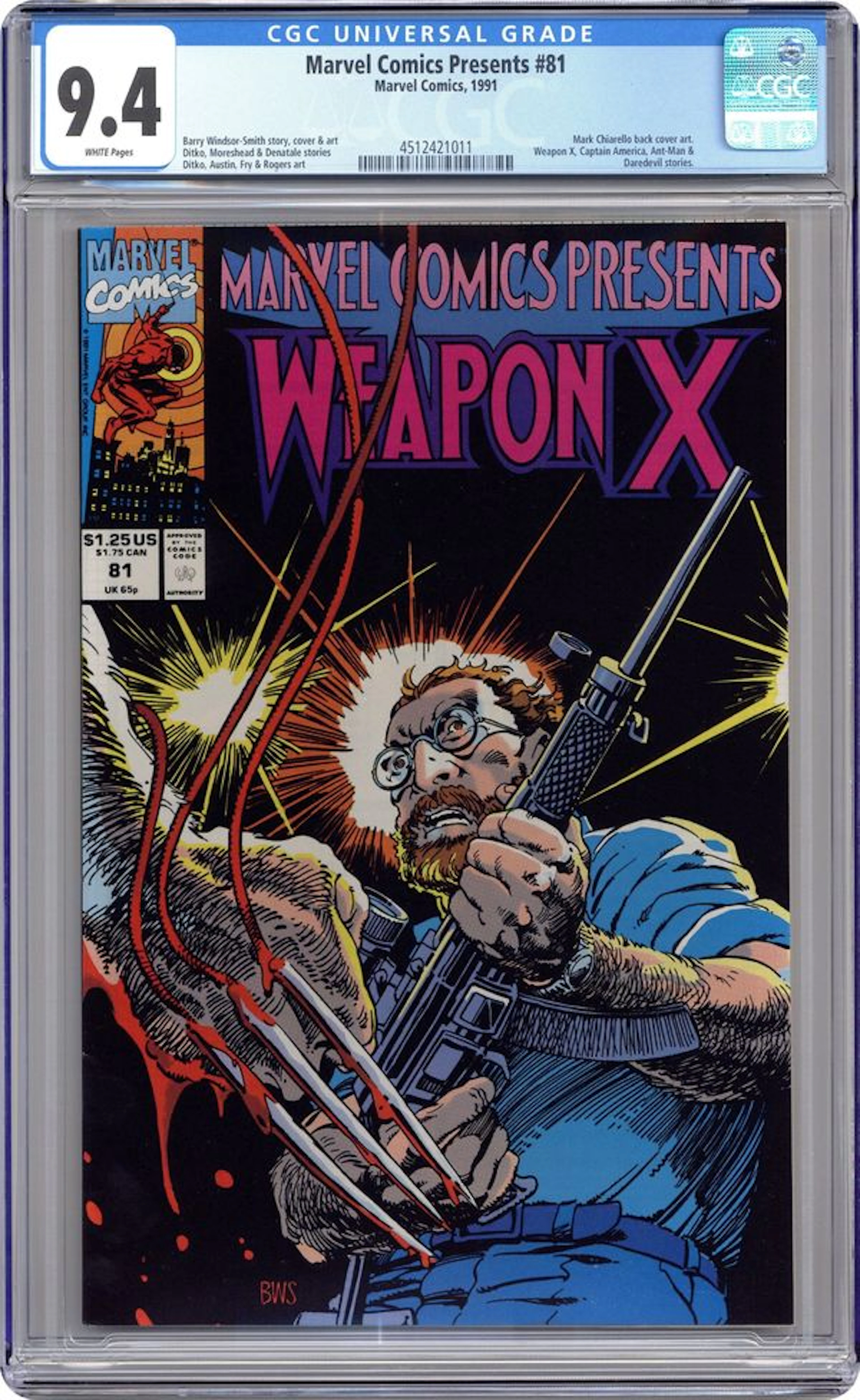 Marvel Comics Presents (1988) 81 CGC 9.4