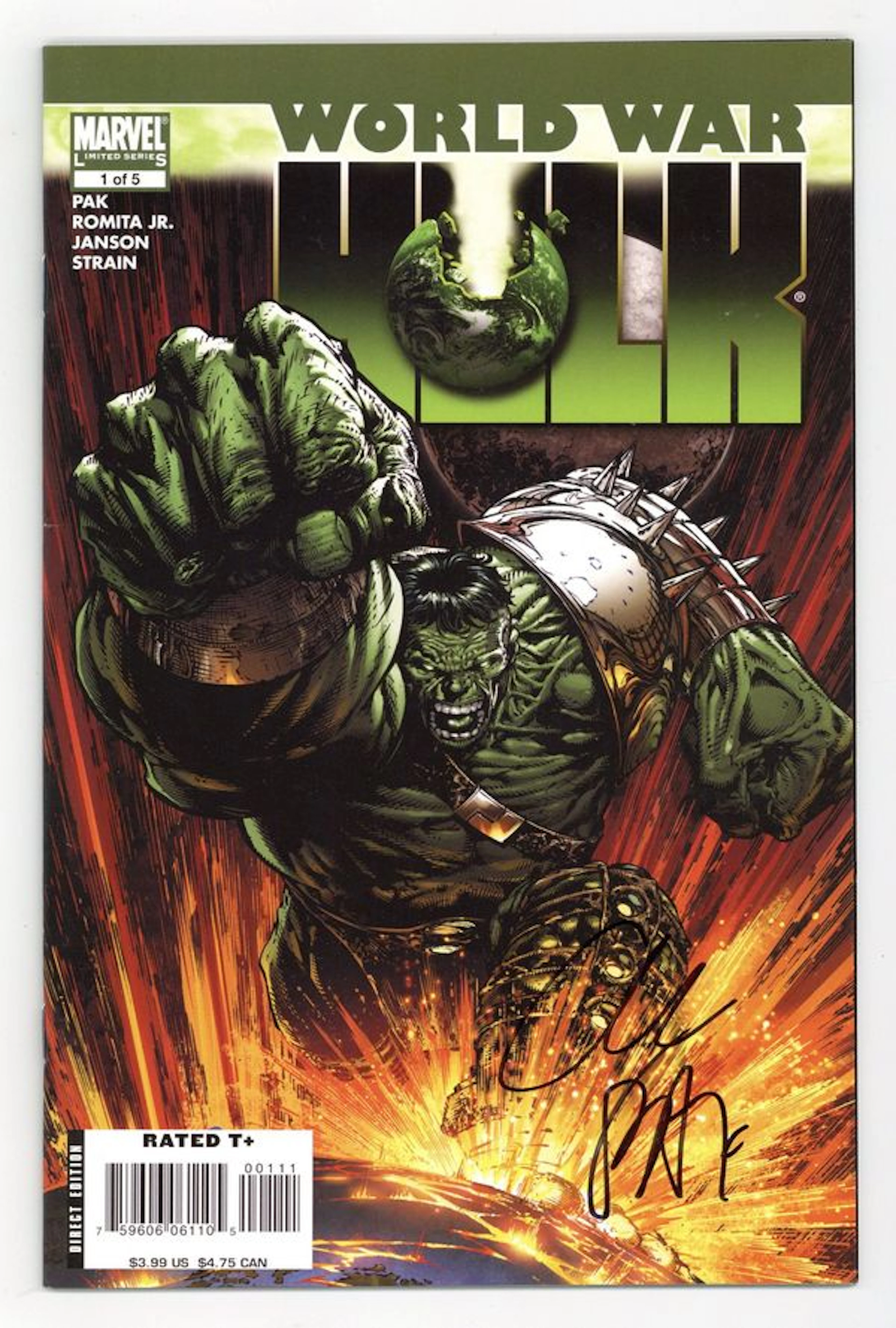 World War Hulk (2007) 1A FN+ 6.5