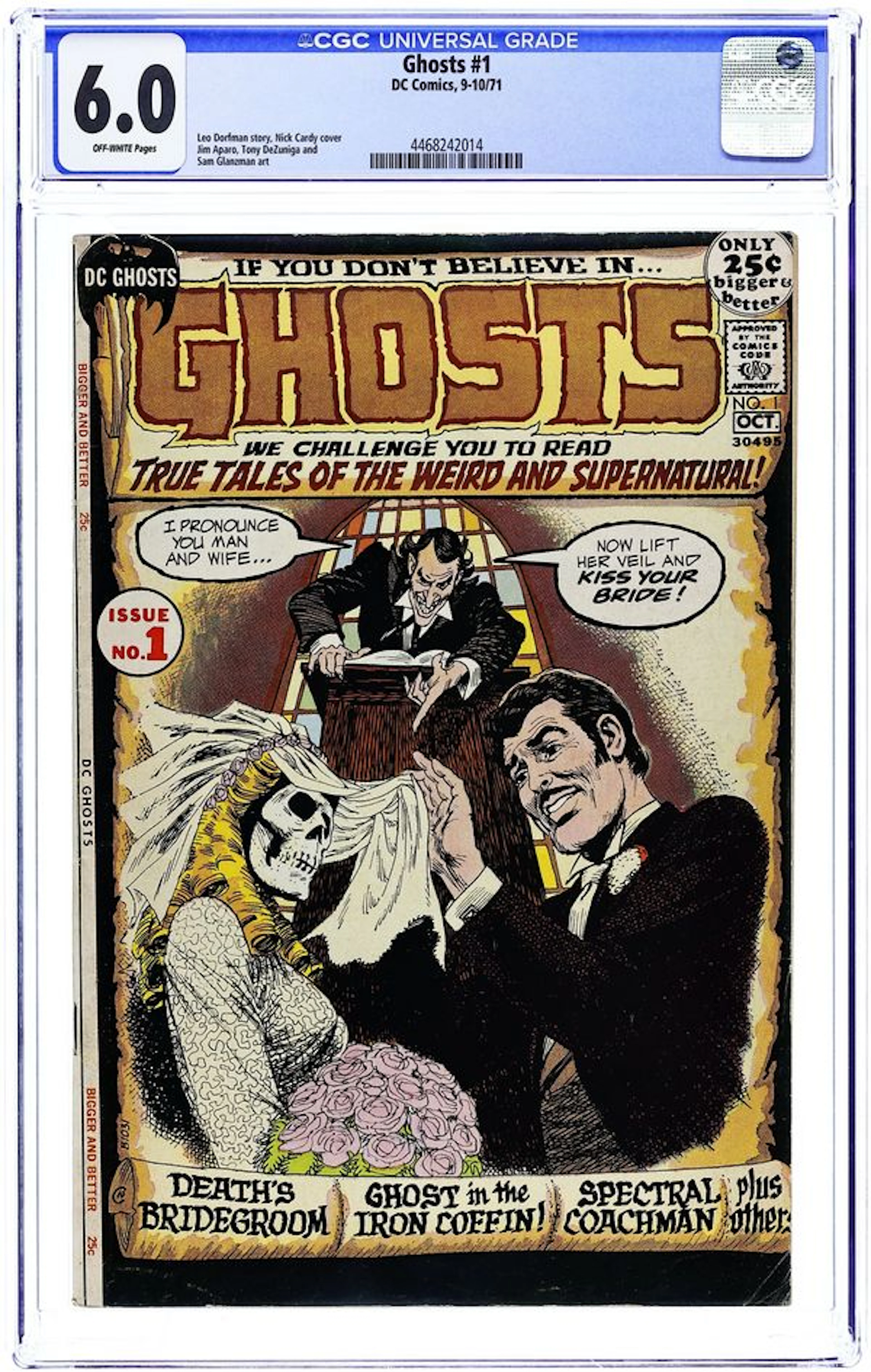 Ghosts (1971-1982 DC) 1 CGC 6.0