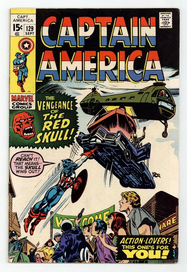 Captain America (1968 1st Series) 129 VG/FN 5.0