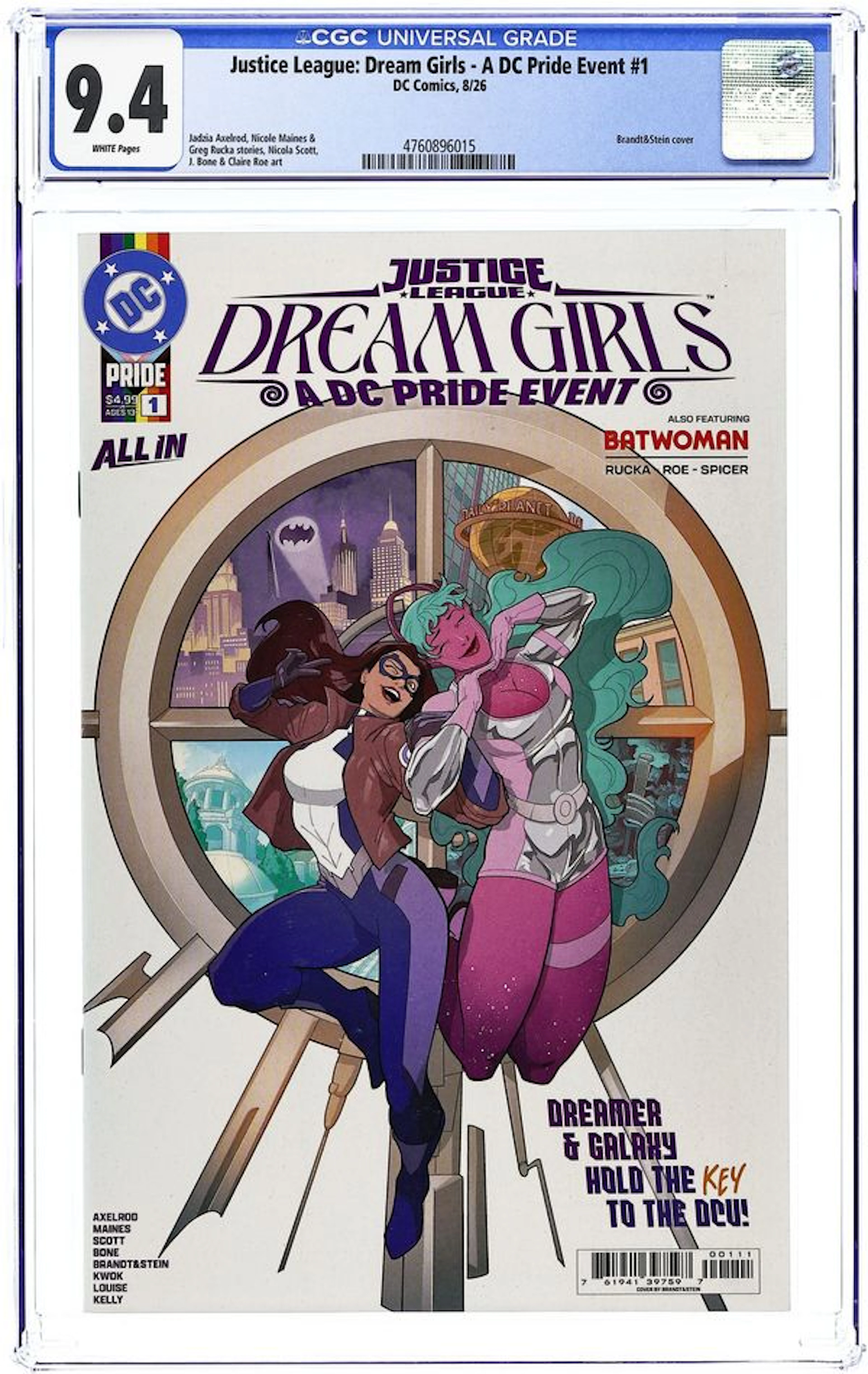 Justice League Dream Girls A DC Pride Event (2026 DC) 1A CGC 9.4