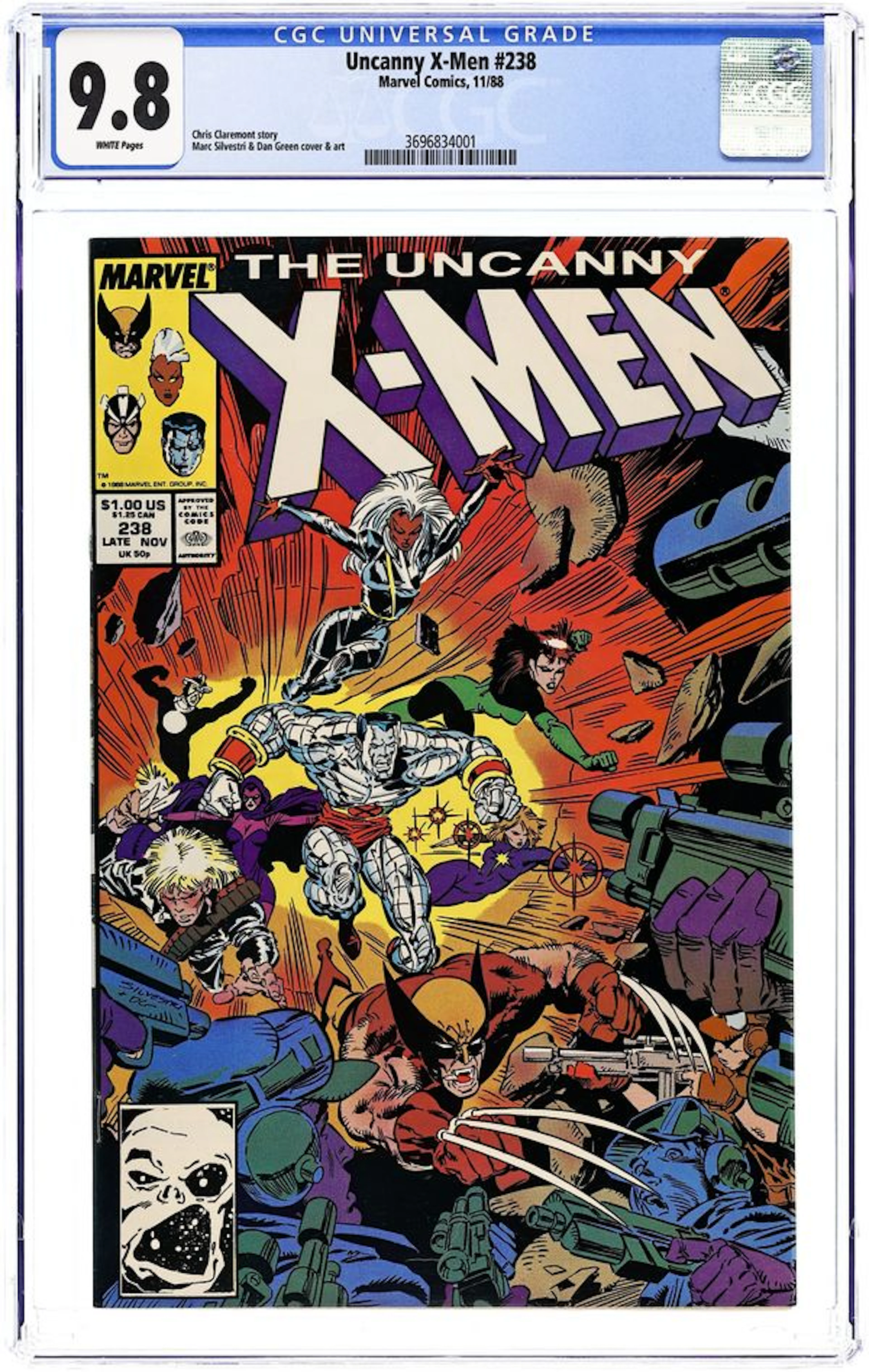 Uncanny X-Men (1963 1st Series) 238 CGC 9.8