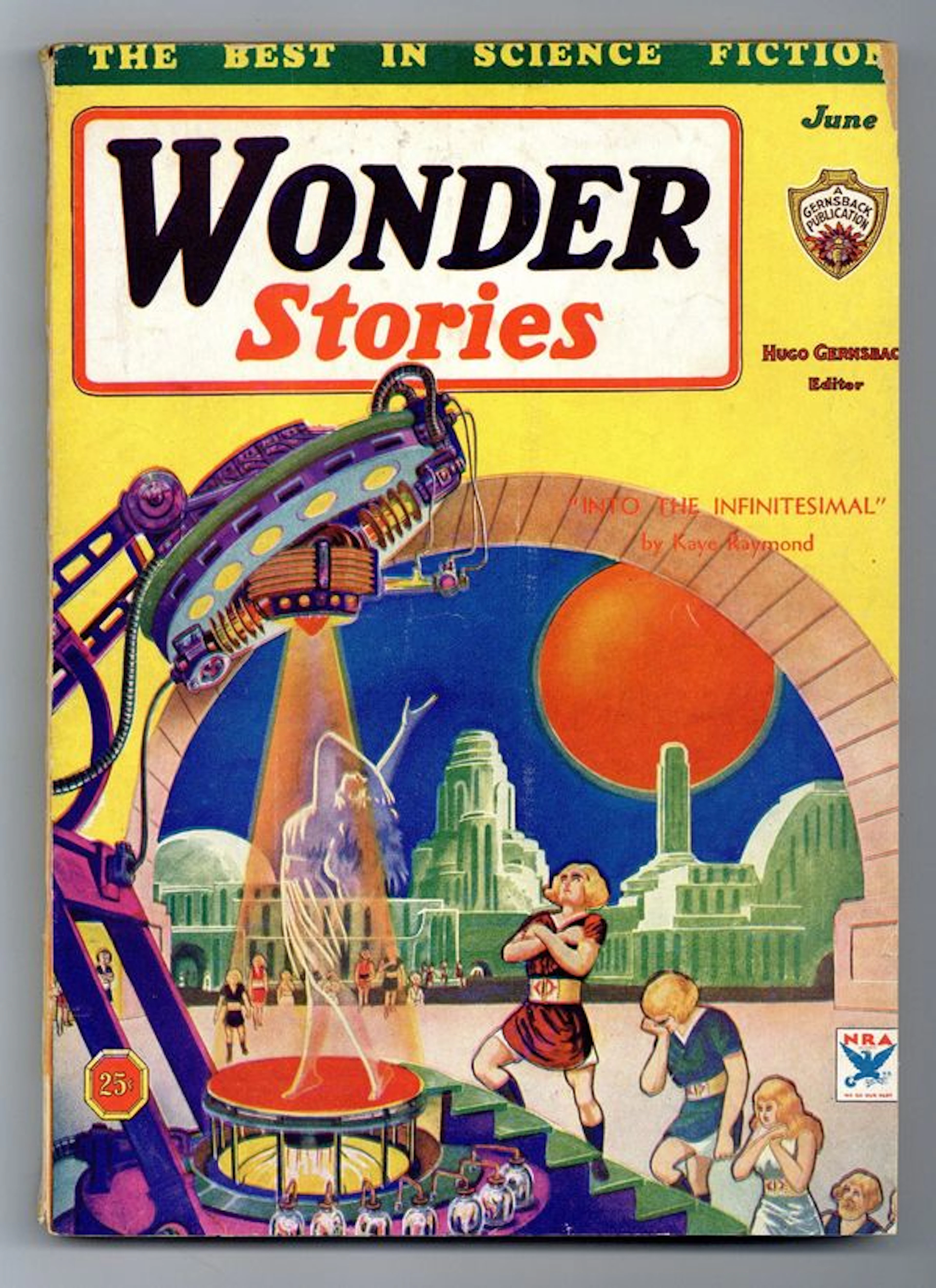Wonder Stories (1930-1936 Stellar/Continental) Pulp 1st Series Vol.