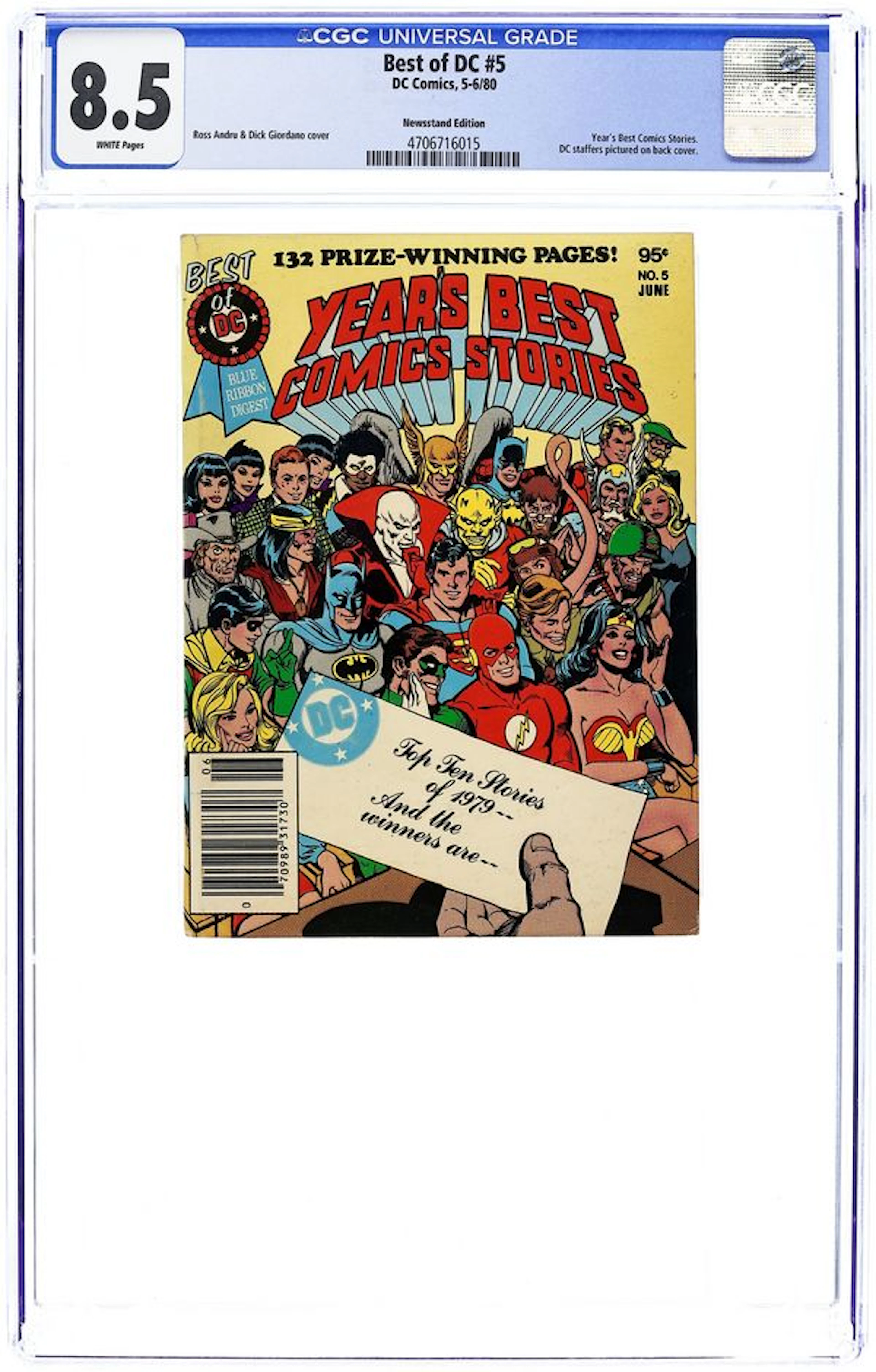 Best of DC Blue Ribbon Digest (1979) 5 CGC 8.5