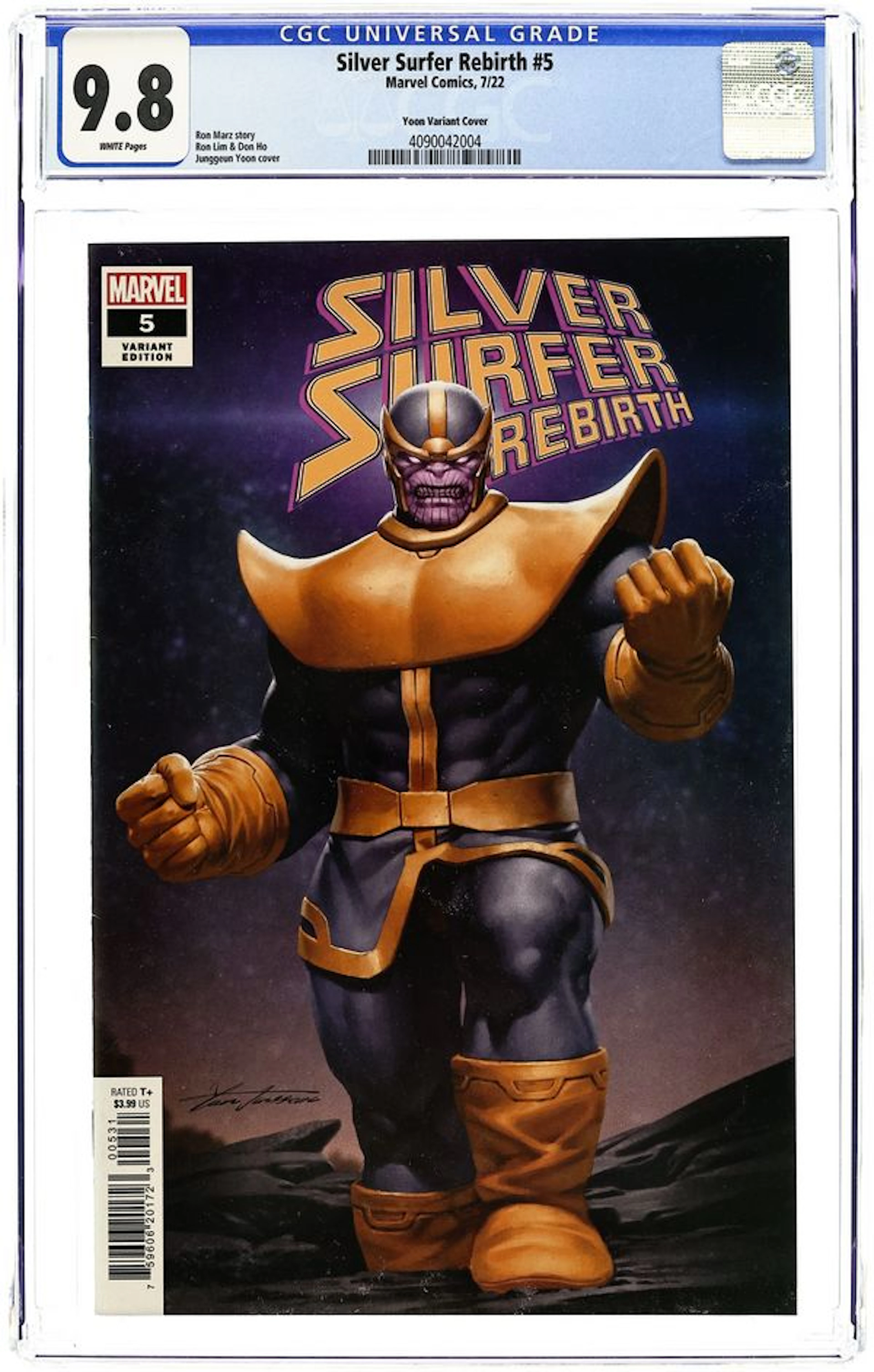 Silver Surfer Rebirth (2022 Marvel) 5C CGC 9.8