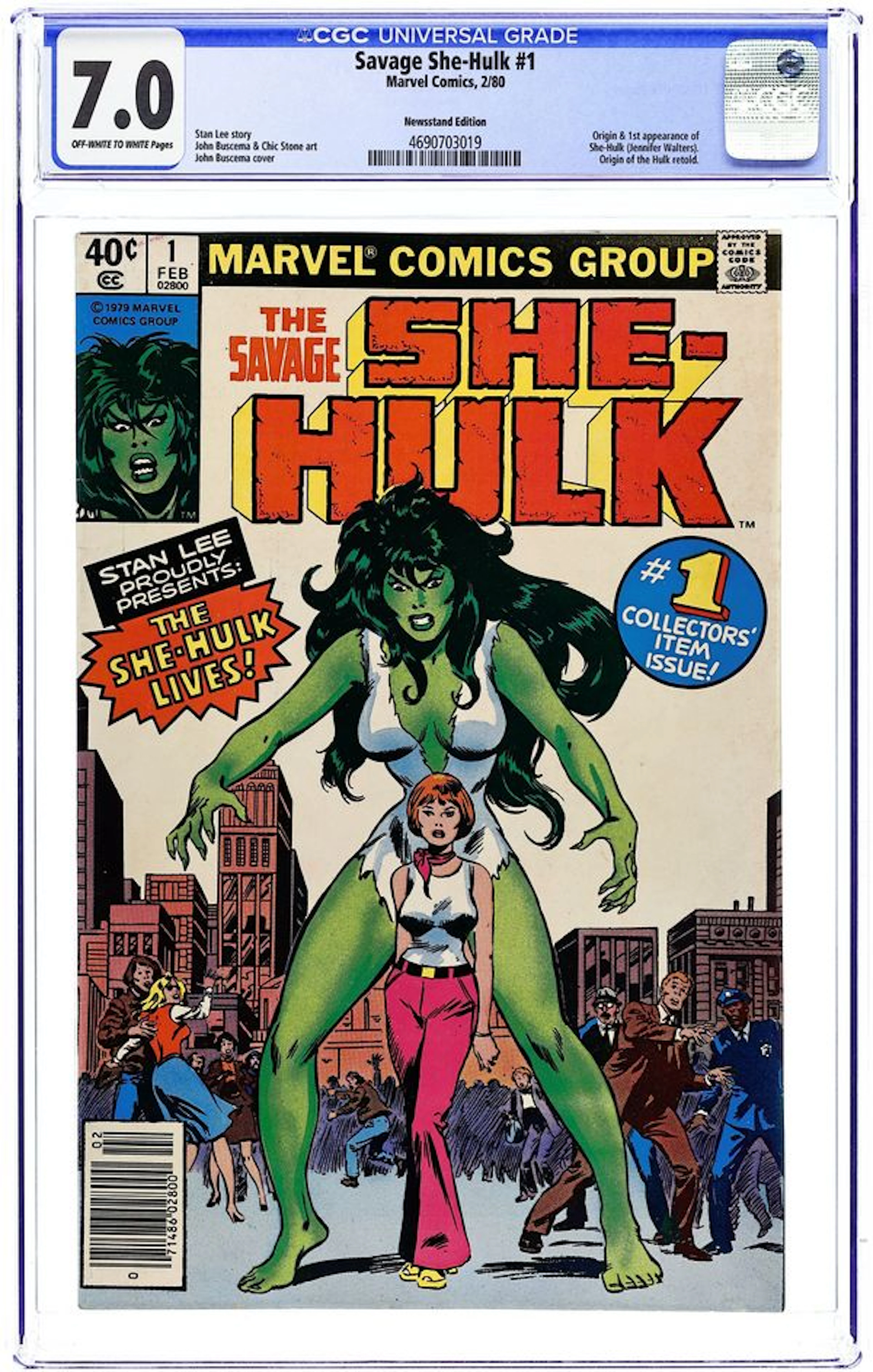 Savage She-Hulk (1980) 1N CGC 7.0