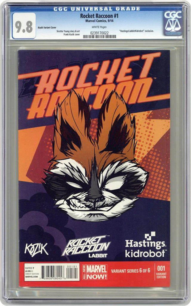 Rocket Raccoon (2014 2nd Series) 1HASTINGS.B CGC 9.8