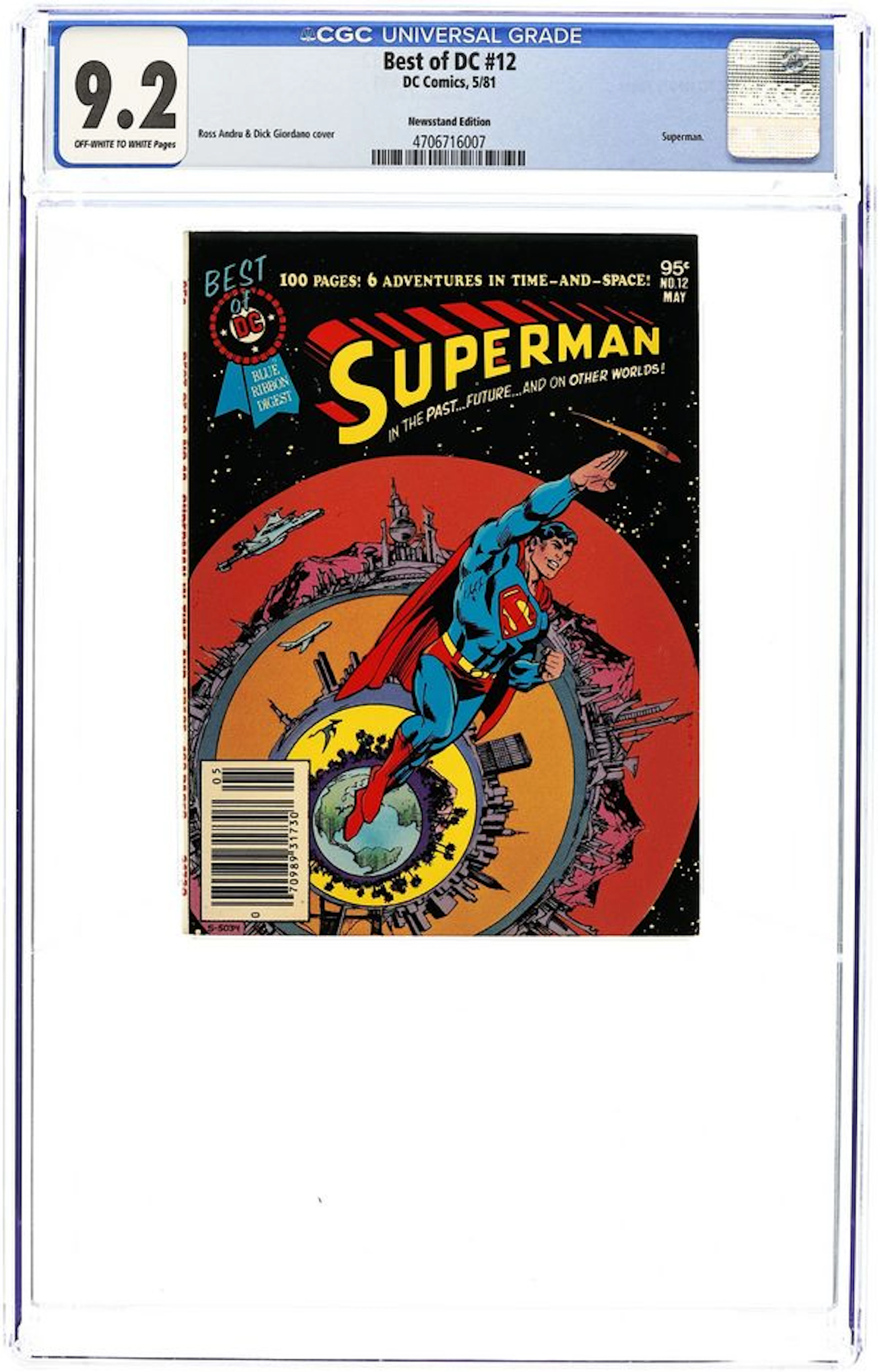 Best of DC Blue Ribbon Digest (1979) 12N CGC 9.2