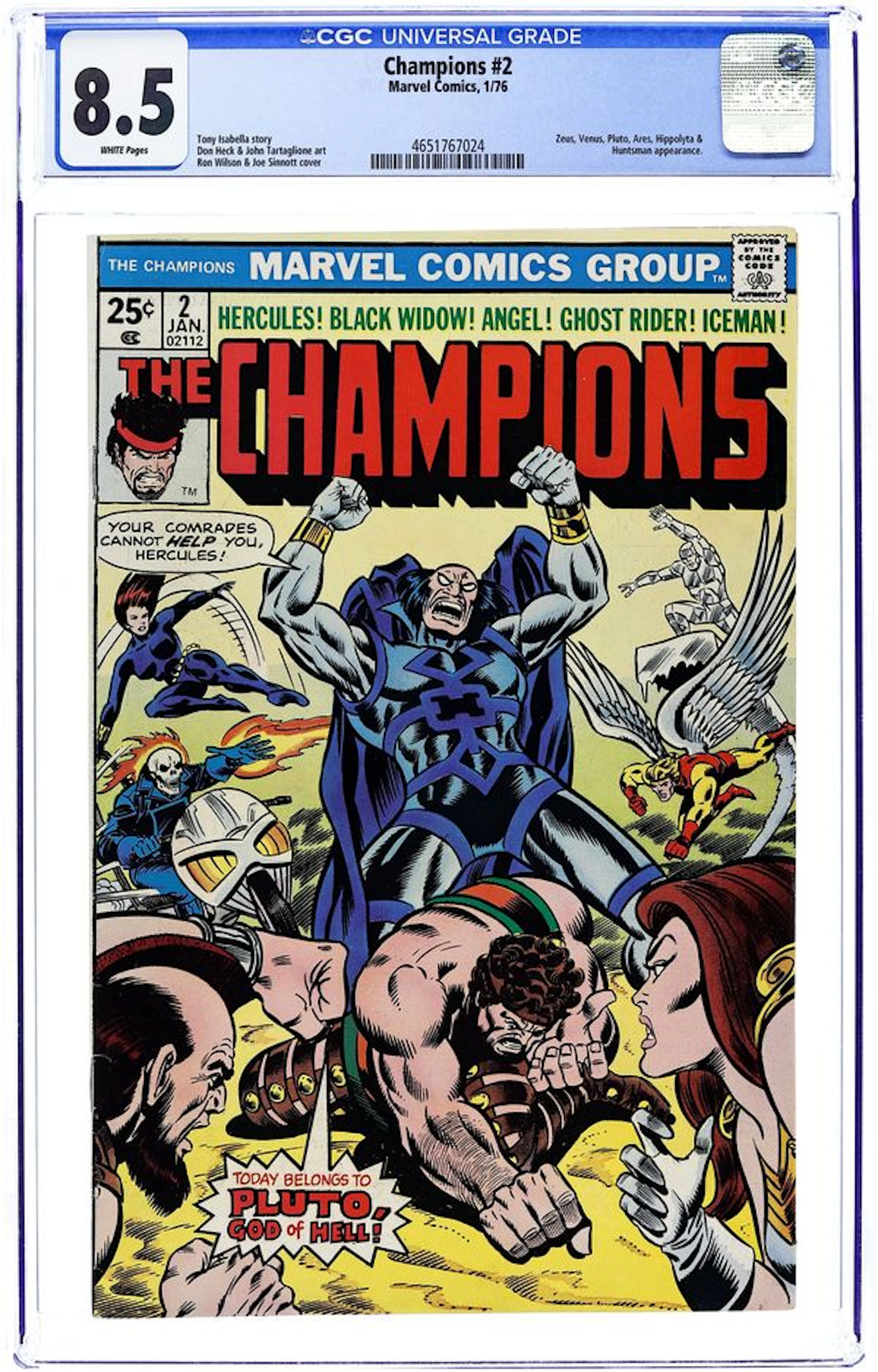 Champions (1975-1978 Marvel 1st Series) 2 CGC 8.5