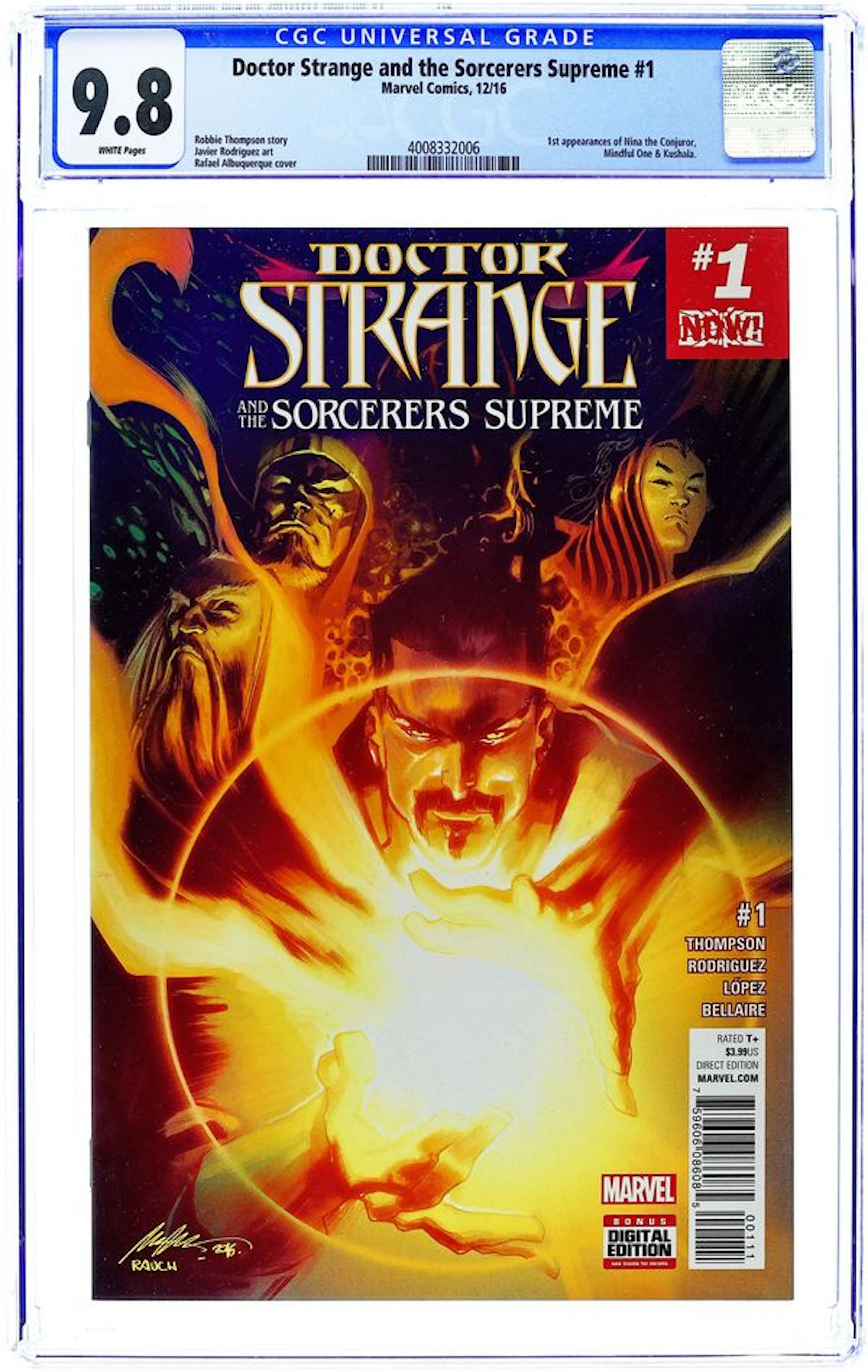 Doctor Strange and the Sorcerers Supreme (2016) Now 1A CGC 9.8