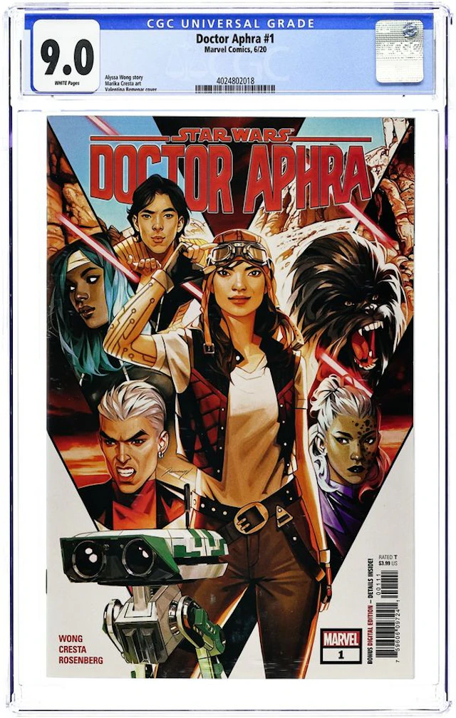 Star Wars Doctor Aphra (2020 Marvel) 1A CGC 9.0