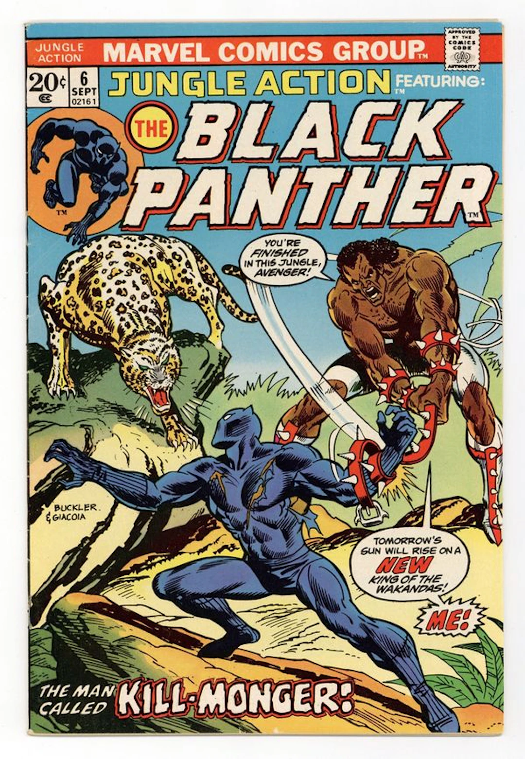 Jungle Action (1972 Marvel) 6 FN 6.0