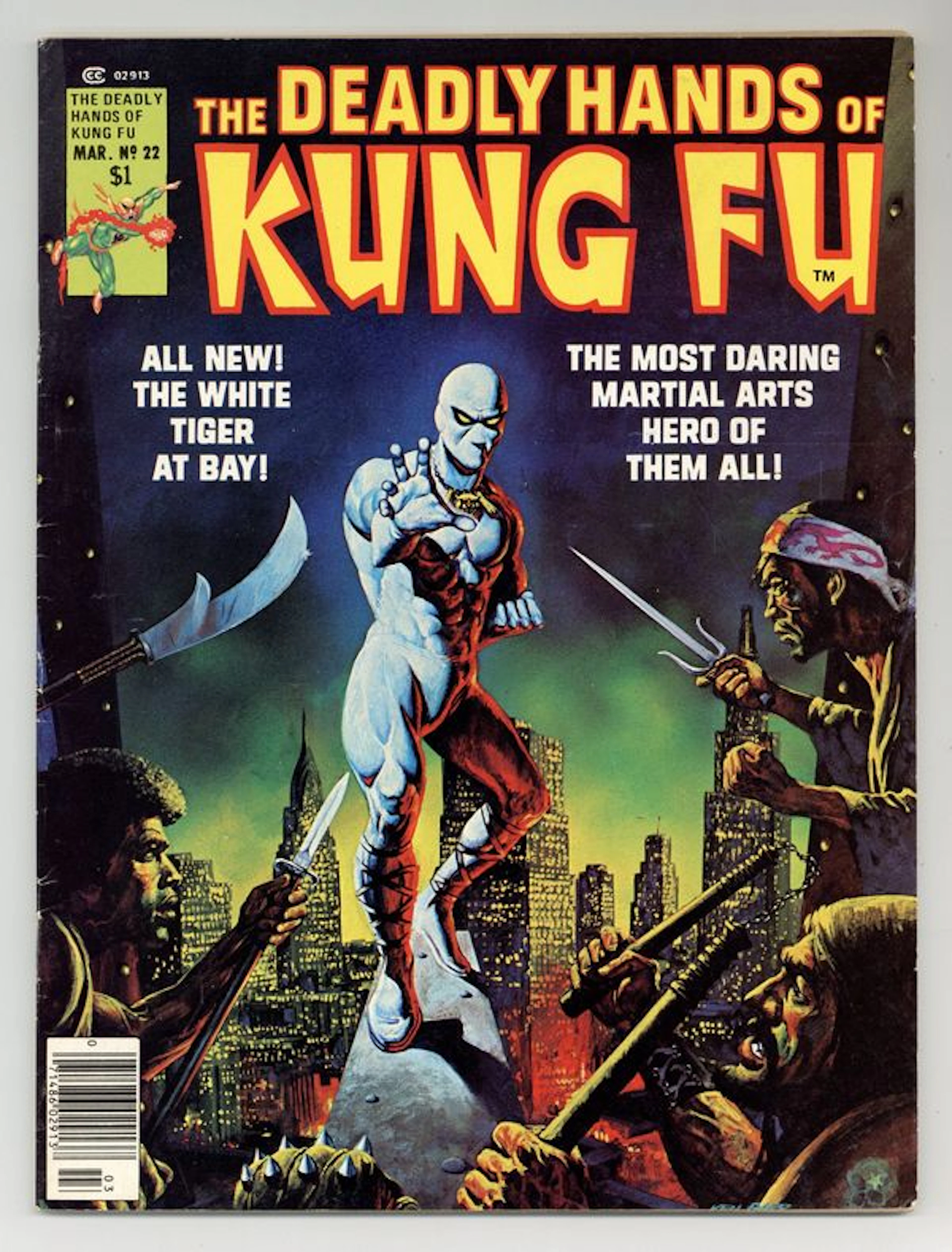 Deadly Hands of Kung Fu (1974 Magazine) 22 VG+ 4.5