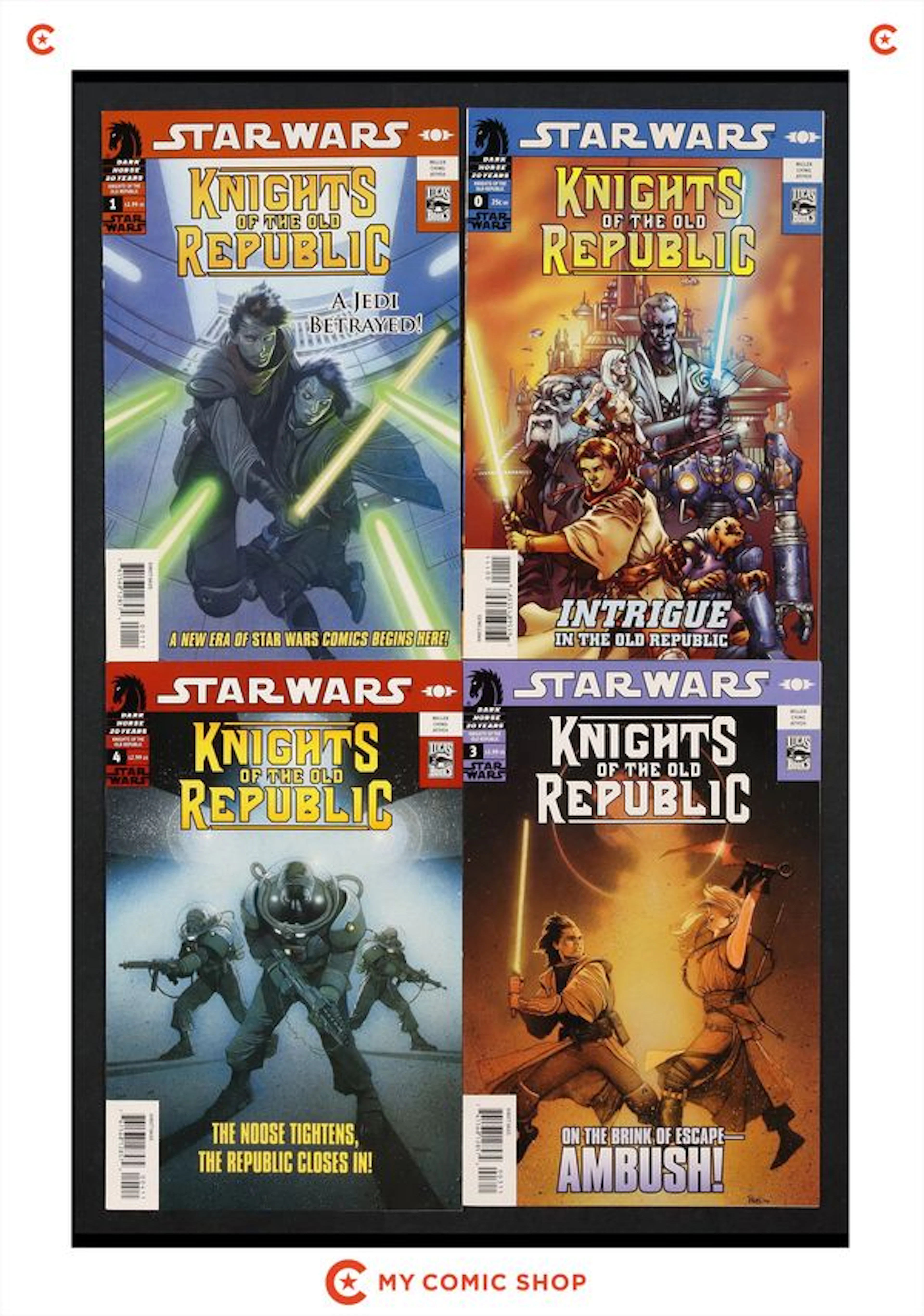 Star Wars Knights of the Old Republic/Rebellion Lot of 7