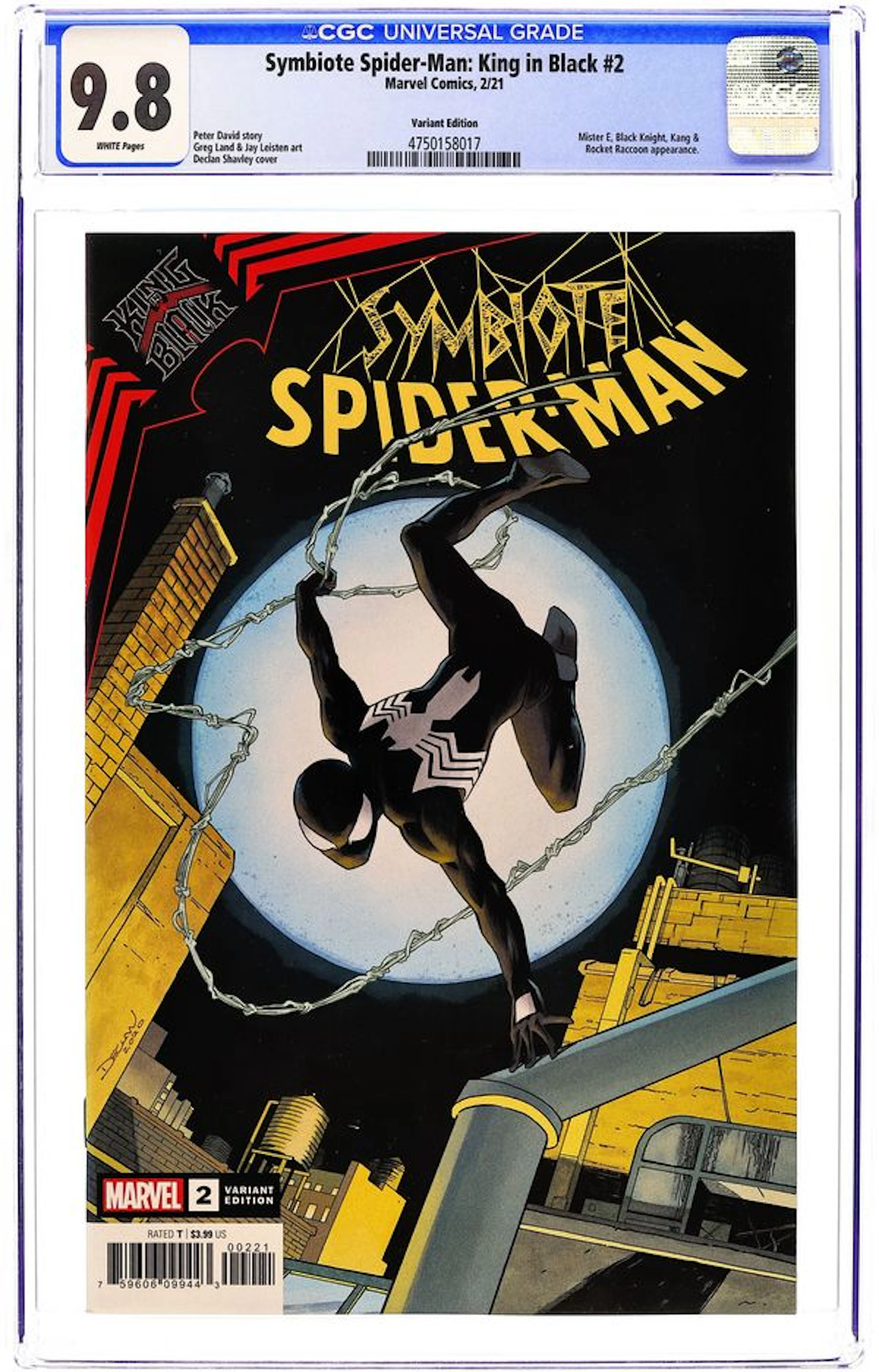 Symbiote Spider-Man King in Black (2021 Marvel) 2B CGC 9.8