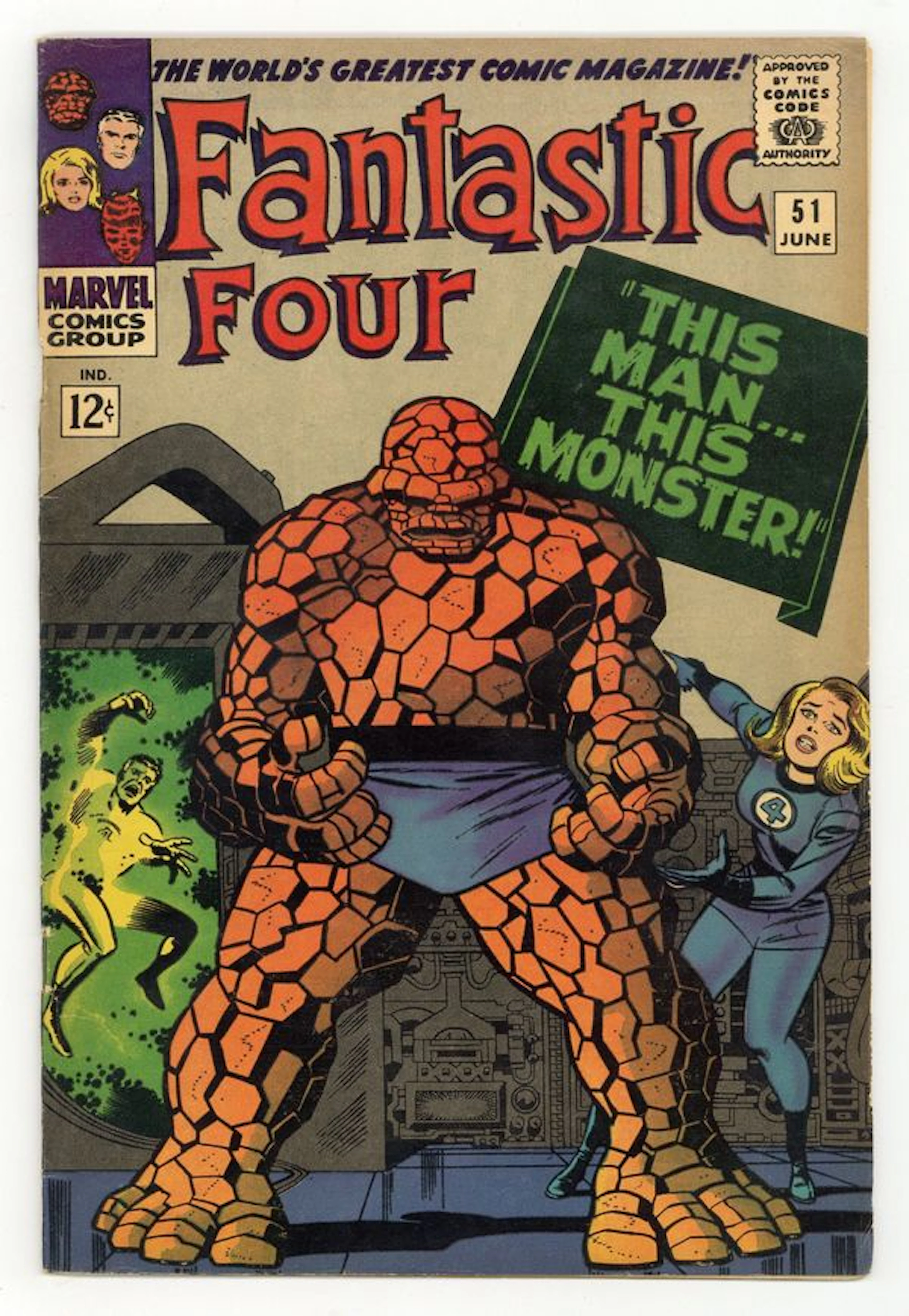 Fantastic Four (1961 1st Series) 51 VG- 3.5