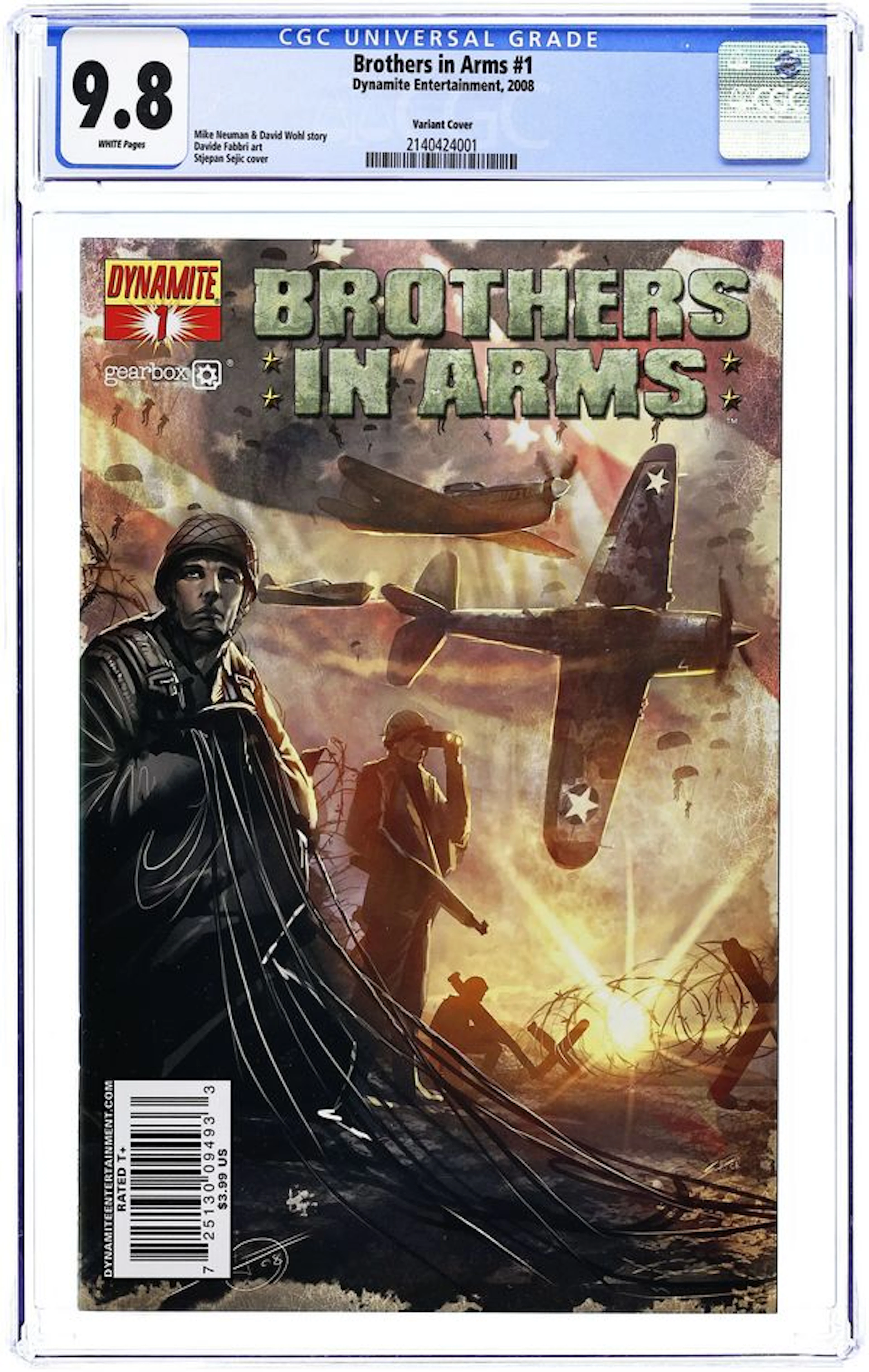 Brothers in Arms (2008) 1B CGC 9.8