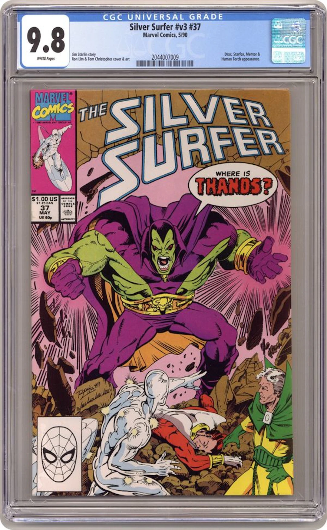 Silver Surfer (1987 2nd Series) 37 CGC 9.8
