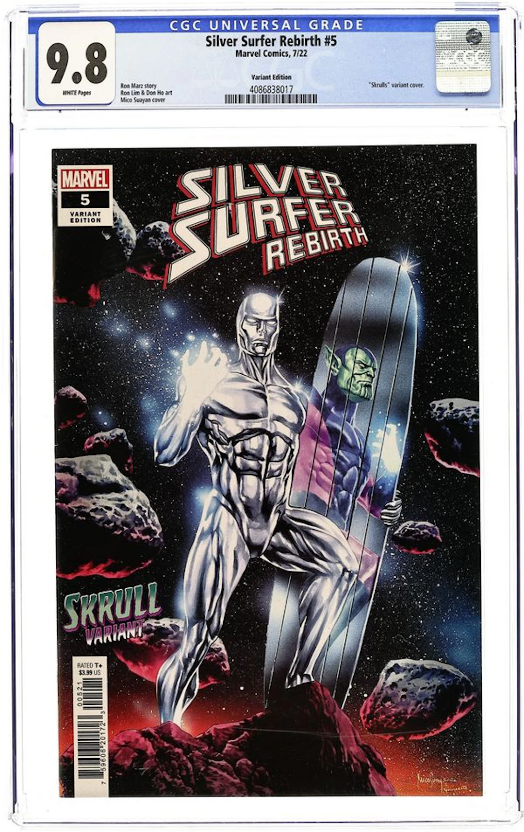 Silver Surfer Rebirth (2022 Marvel) 5B CGC 9.8