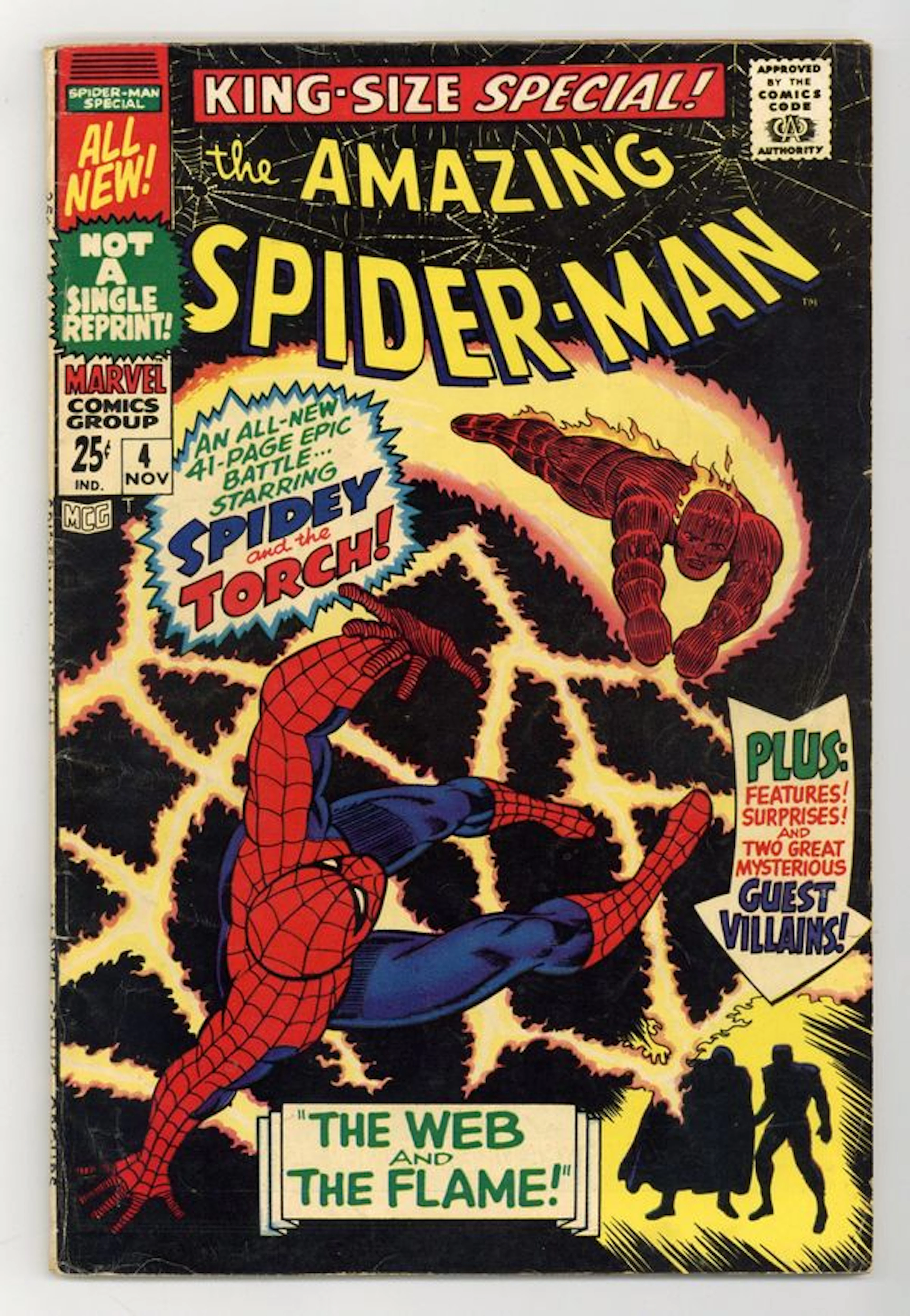 Amazing Spider-Man (1963 1st Series) Annual 4 VG- 3.5