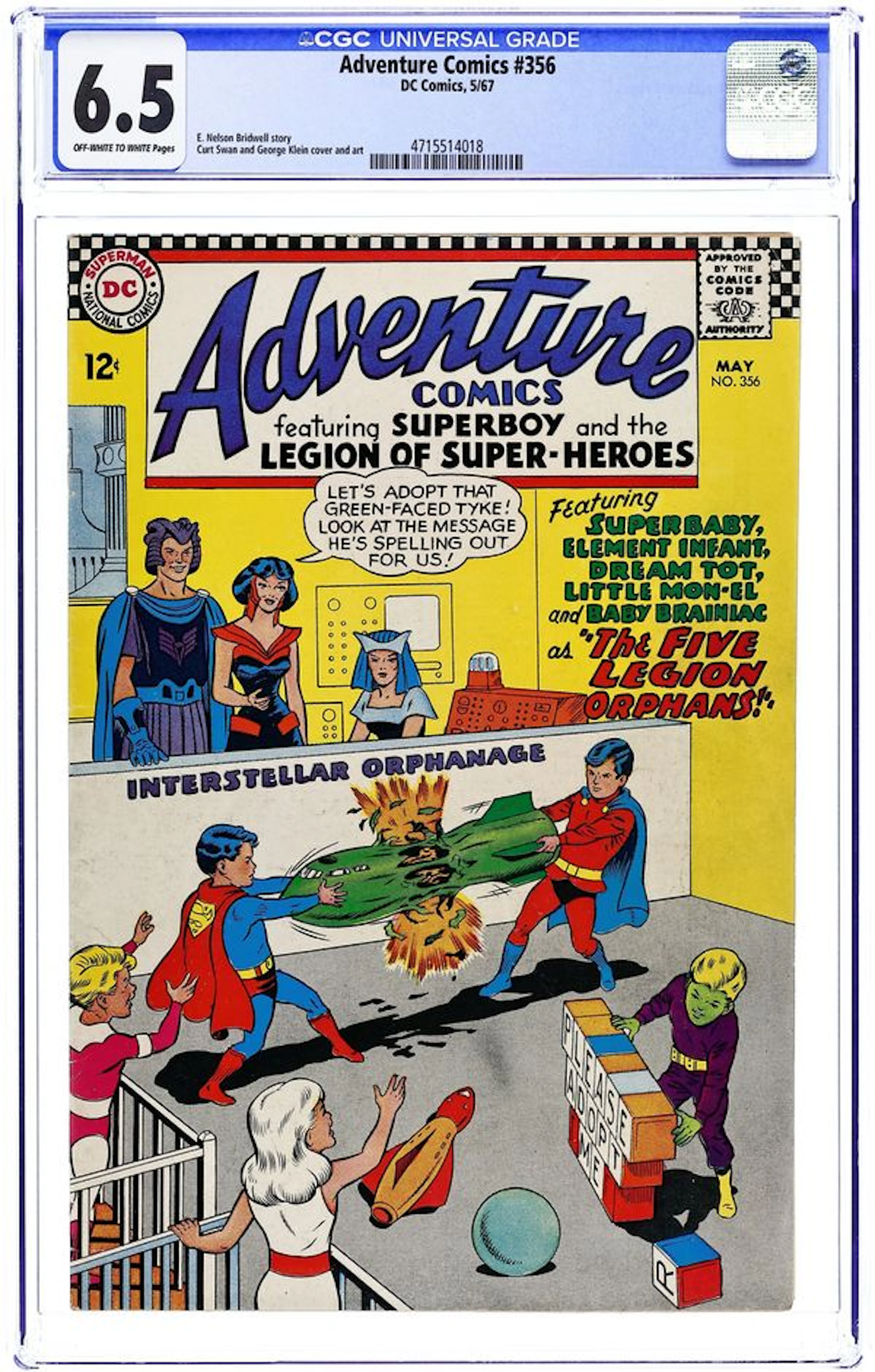 Adventure Comics (1938 1st Series) 356 CGC 6.5