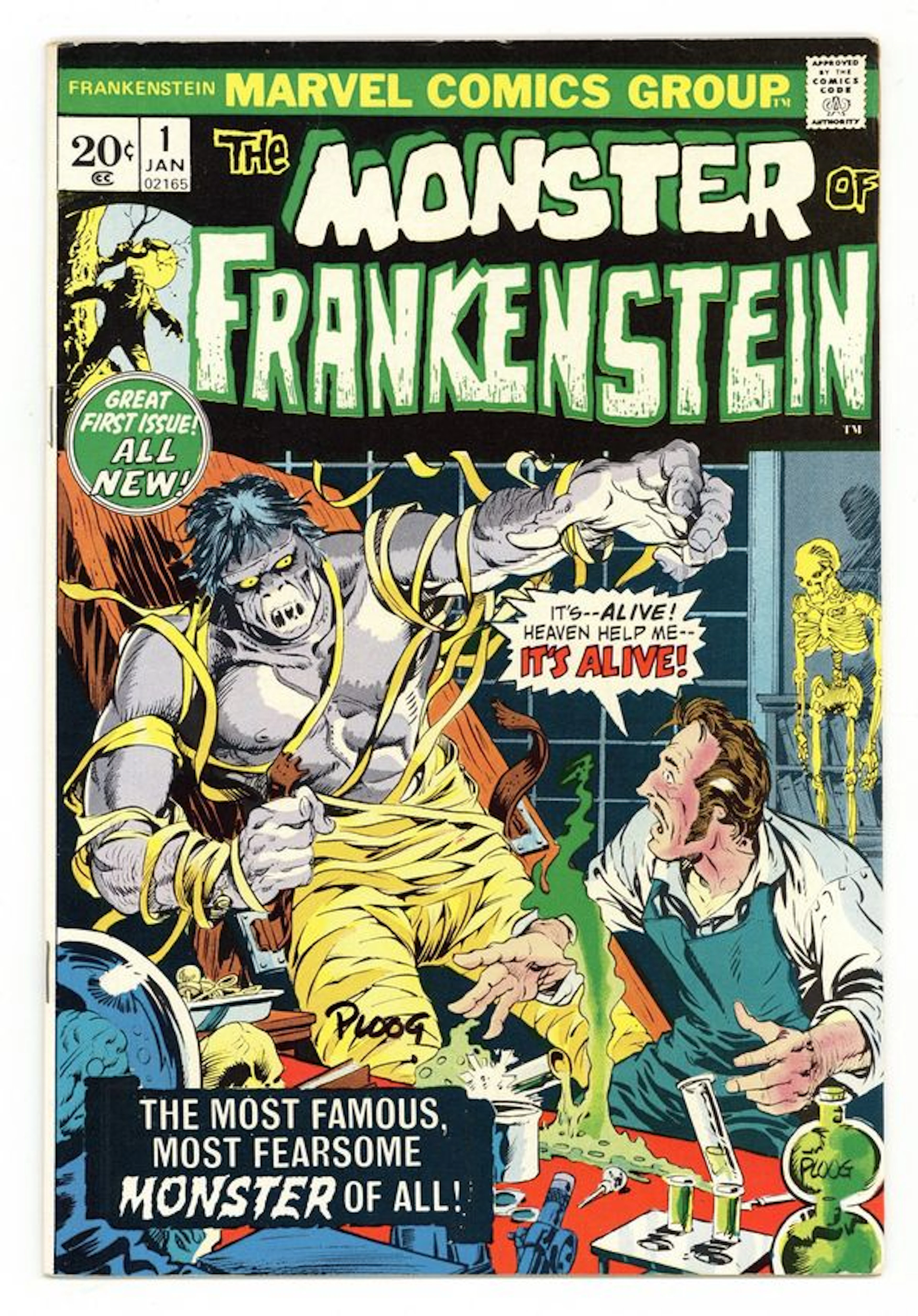 Frankenstein (1973 Marvel) 1 FN 6.0