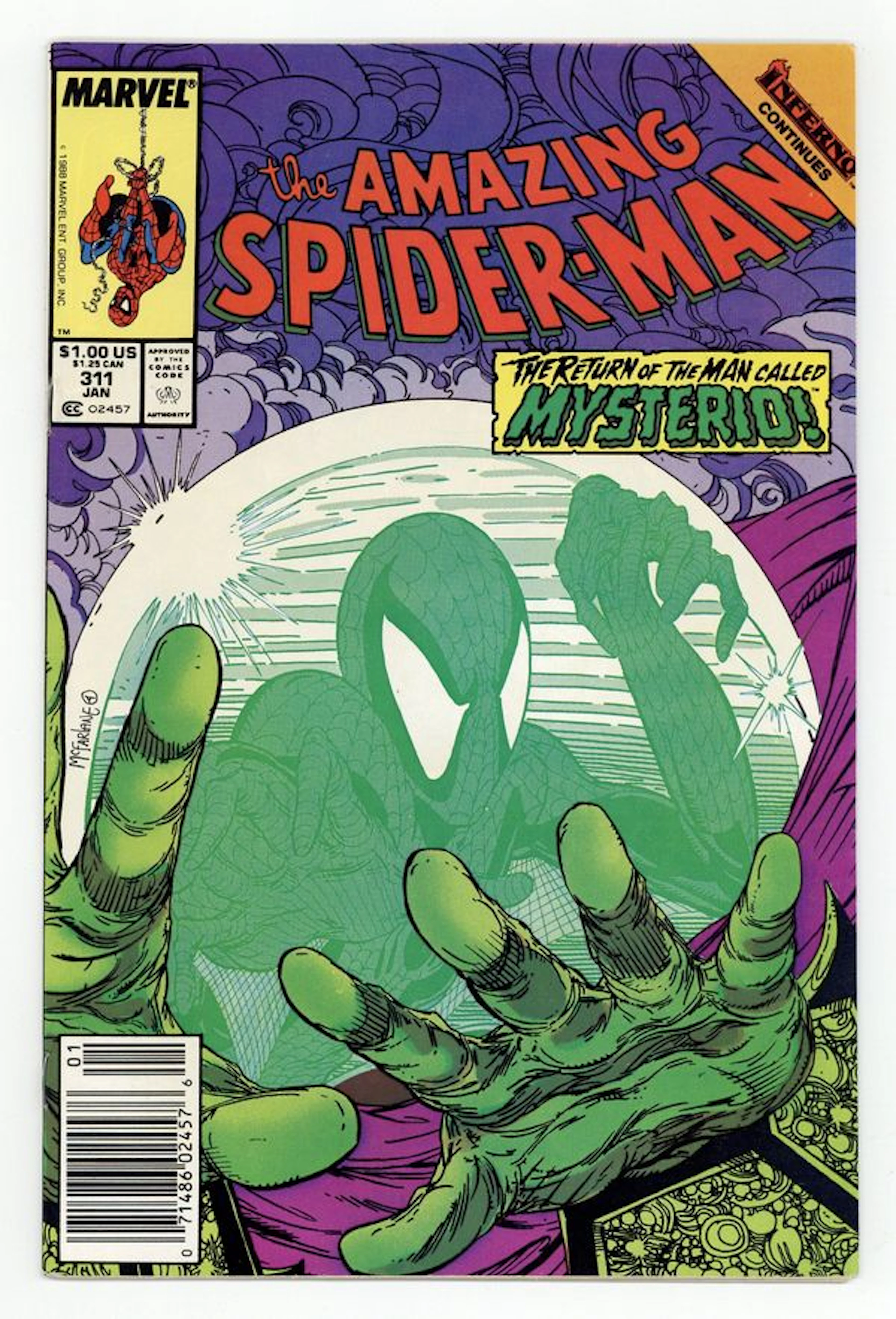 Amazing Spider-Man (1963 1st Series) 311N FN 6.0