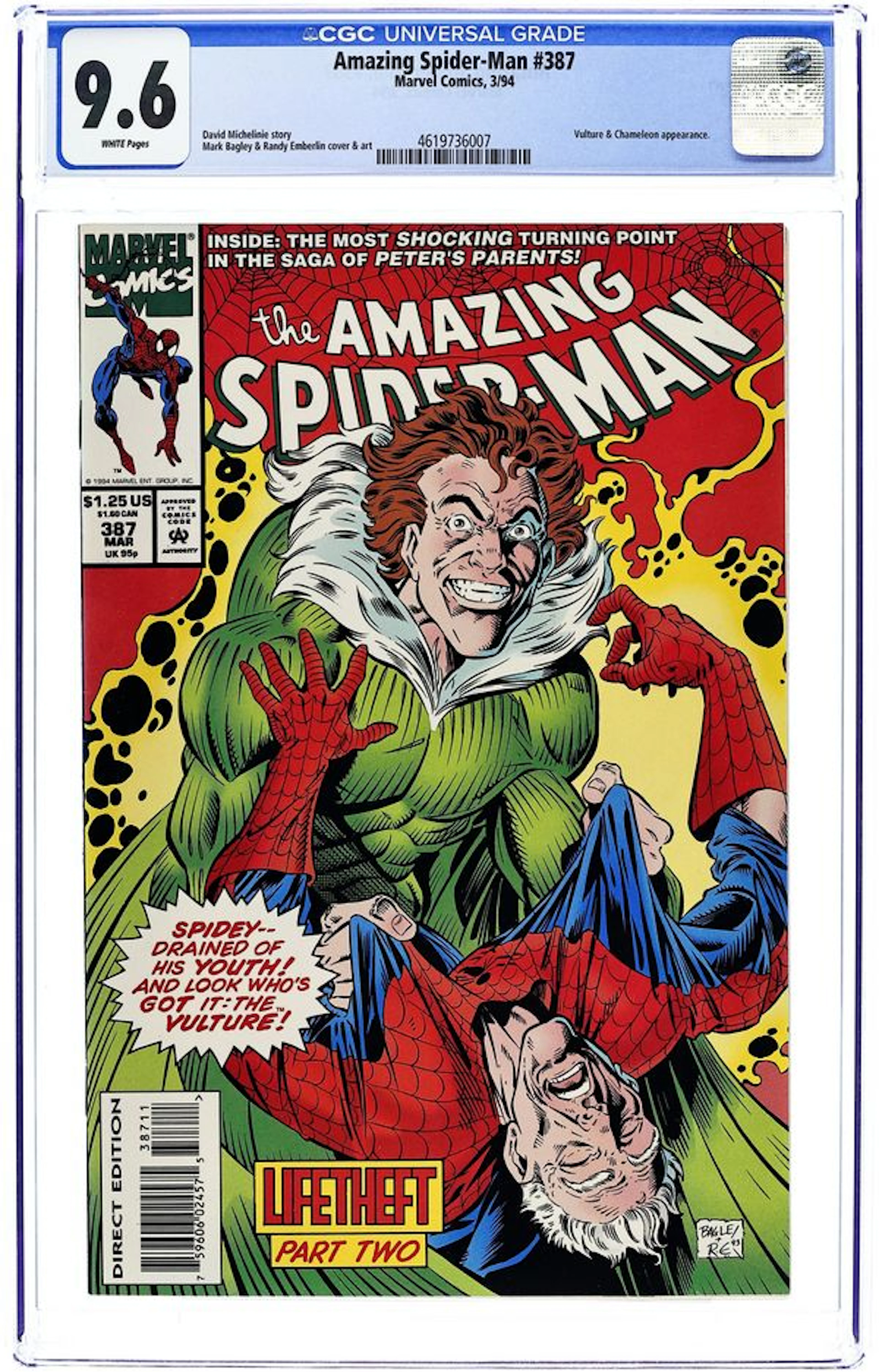 Amazing Spider-Man (1963 1st Series) 387 CGC 9.6