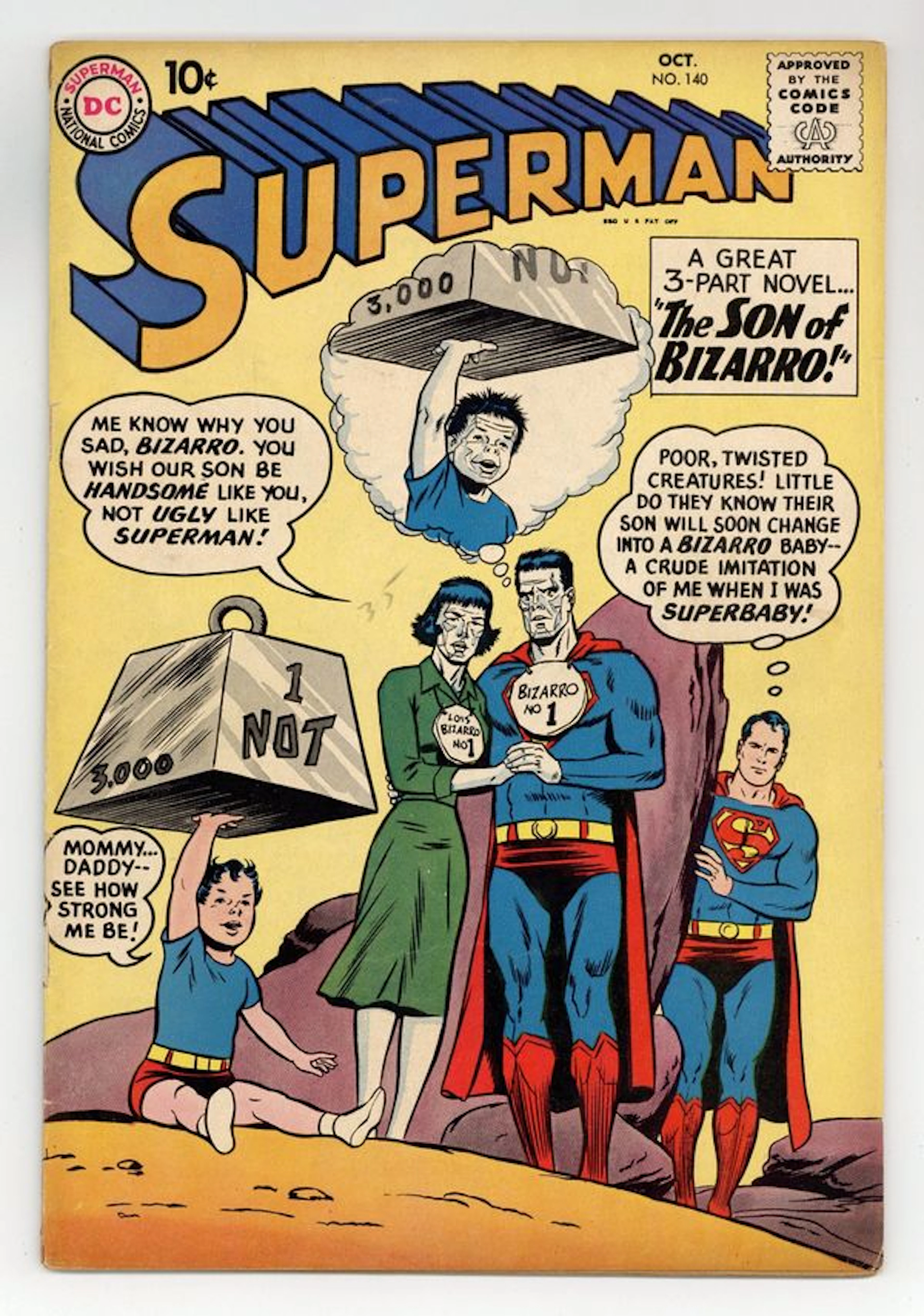 Superman (1939 1st Series) 140 GD/VG 3.0
