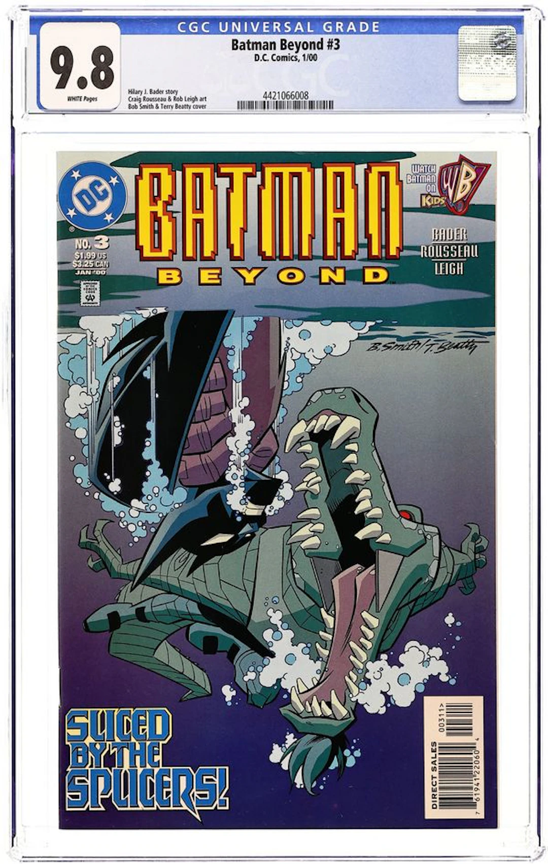 Batman Beyond (1999 2nd Series) 3 CGC 9.8