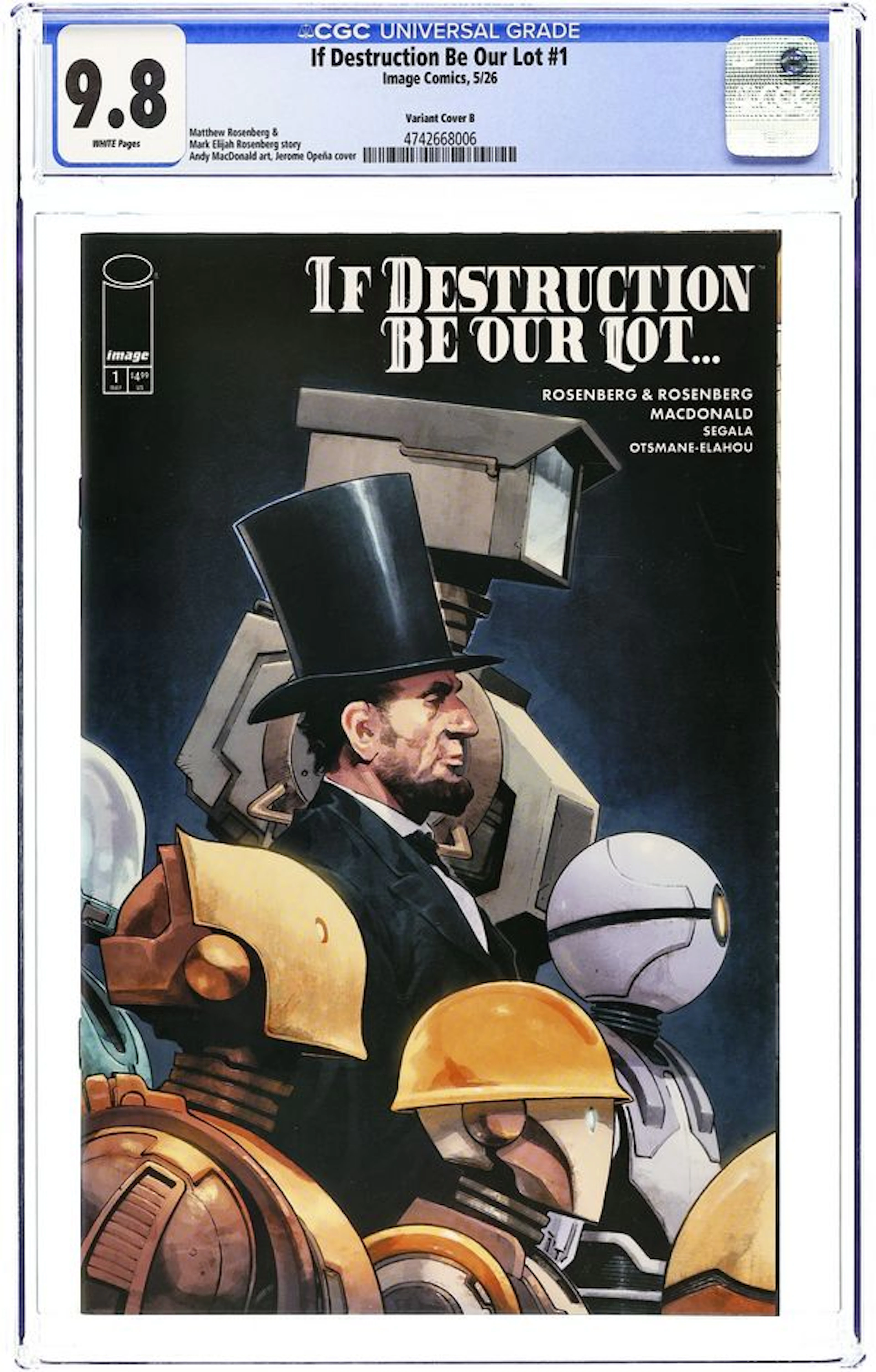 If Destruction Be Our Lot (2026 Image) 1B CGC 9.8
