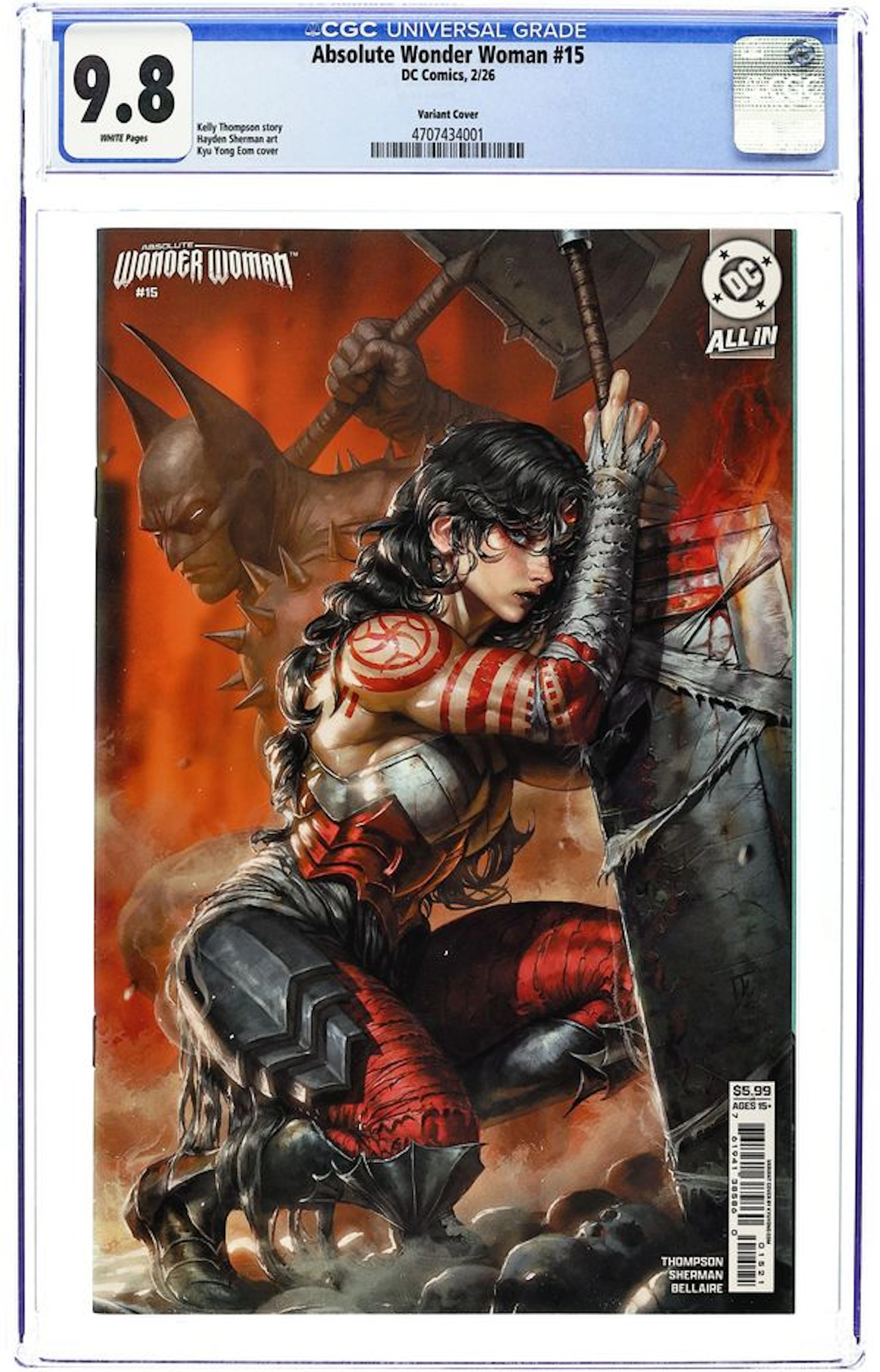 Absolute Wonder Woman (2024 DC) 15D CGC 9.8