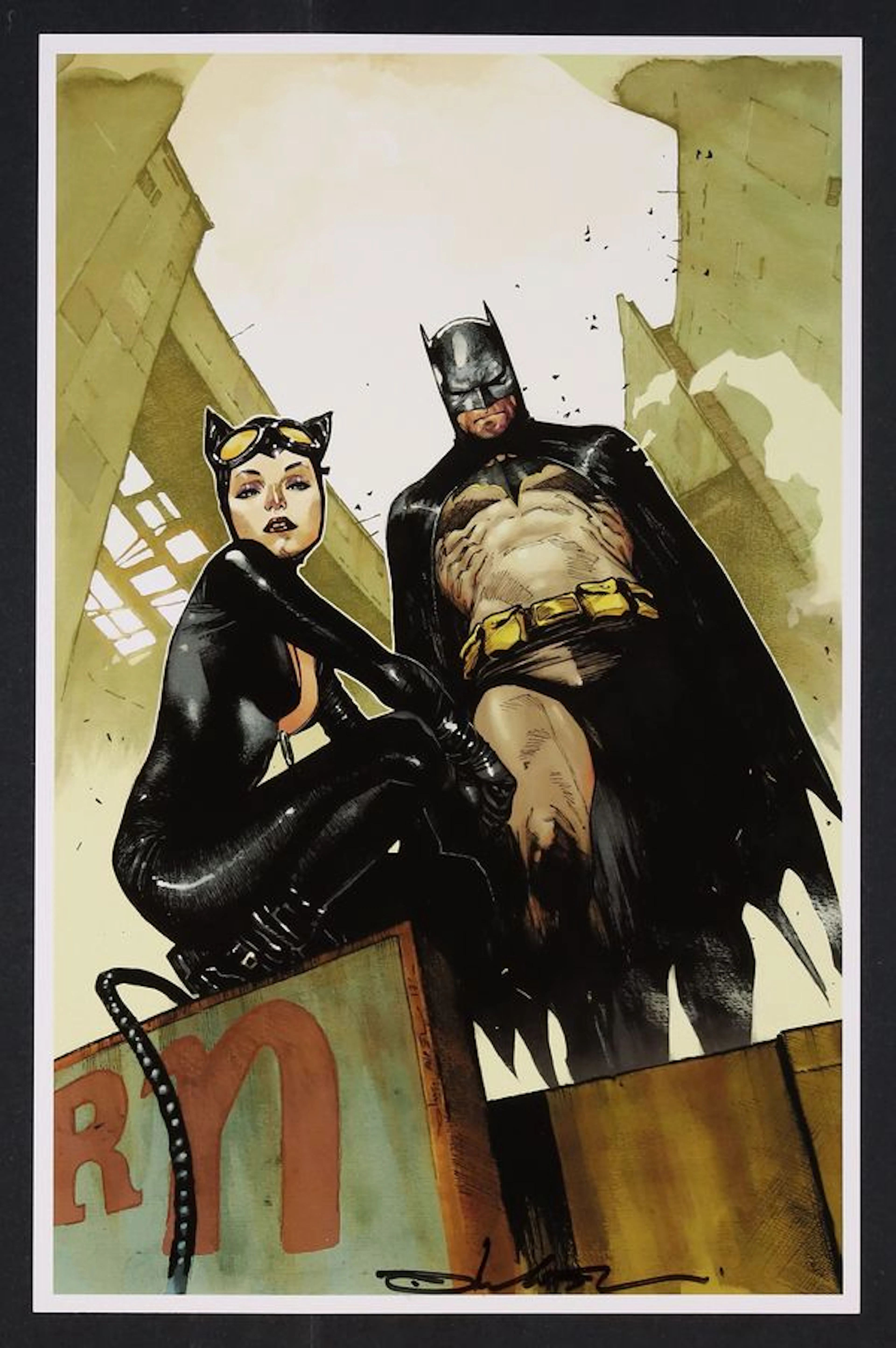 Batman #37B (2018) Signed Cover Print by Olivier Coipel