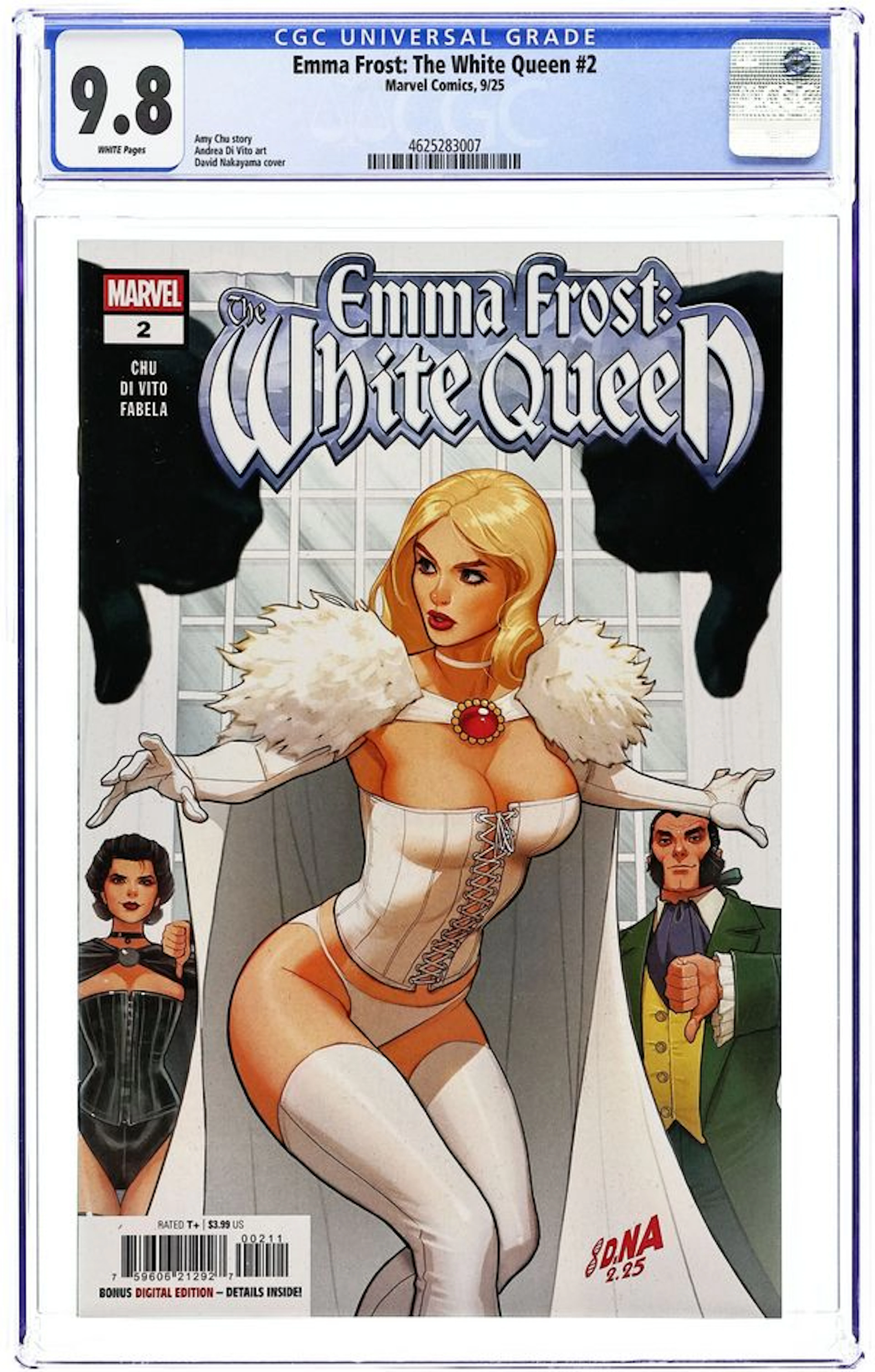 Emma Frost the White Queen (2025 Marvel) 2A CGC 9.8