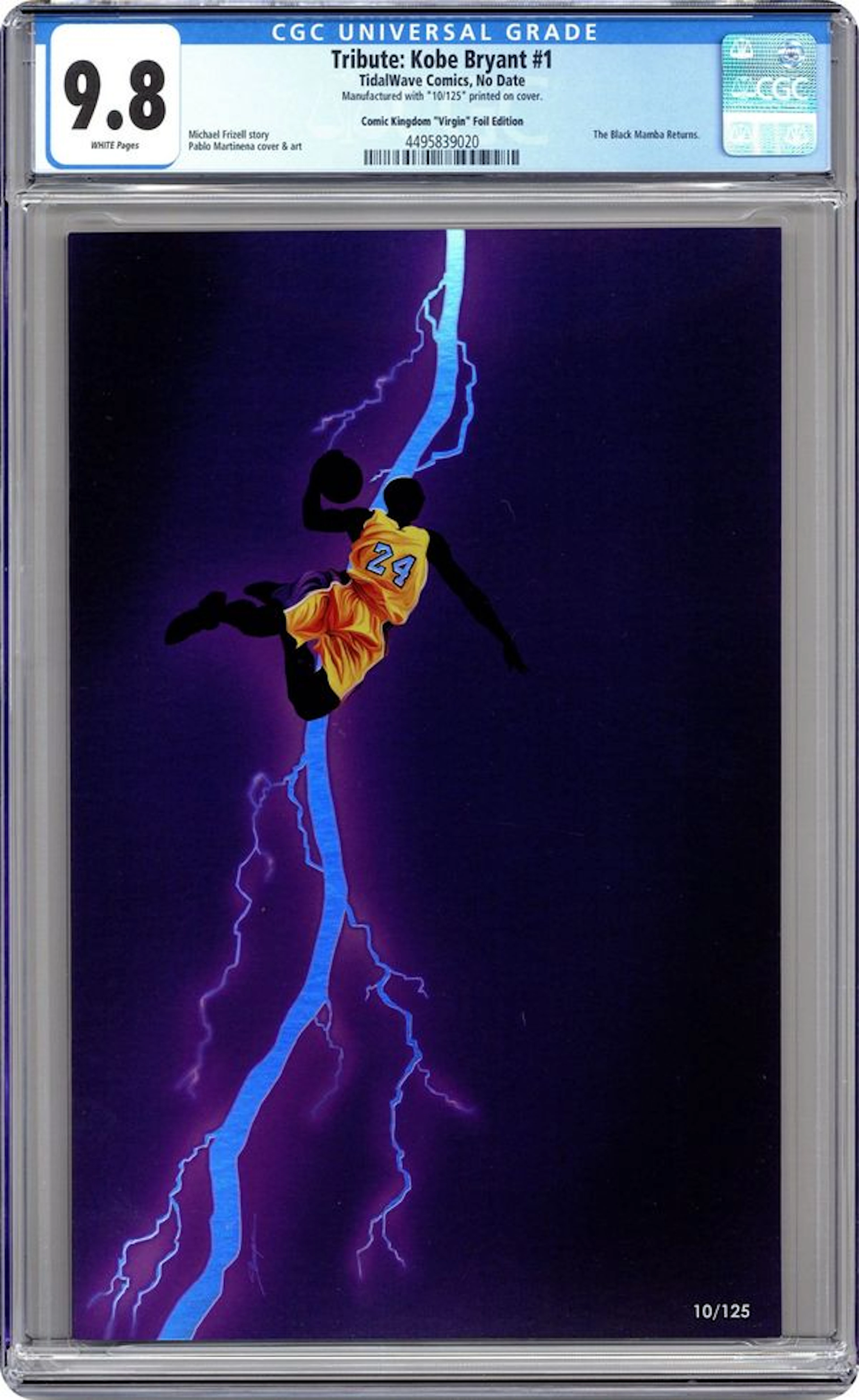 Tribute Kobe Bryant (2024 TidalWave Comics) 1CK.C CGC 9.8