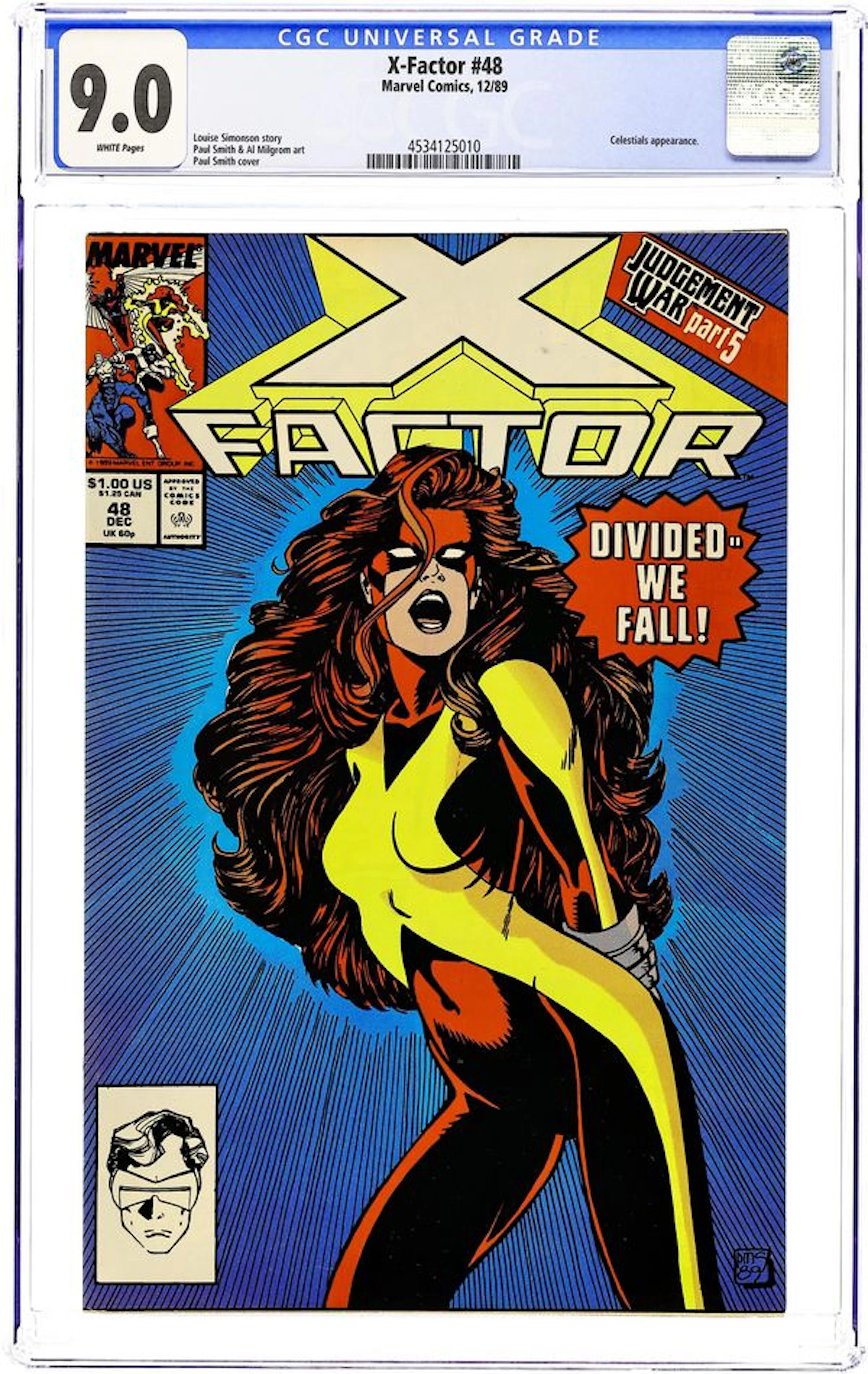 X-Factor (1986 1st Series Marvel) 48 CGC 9.0