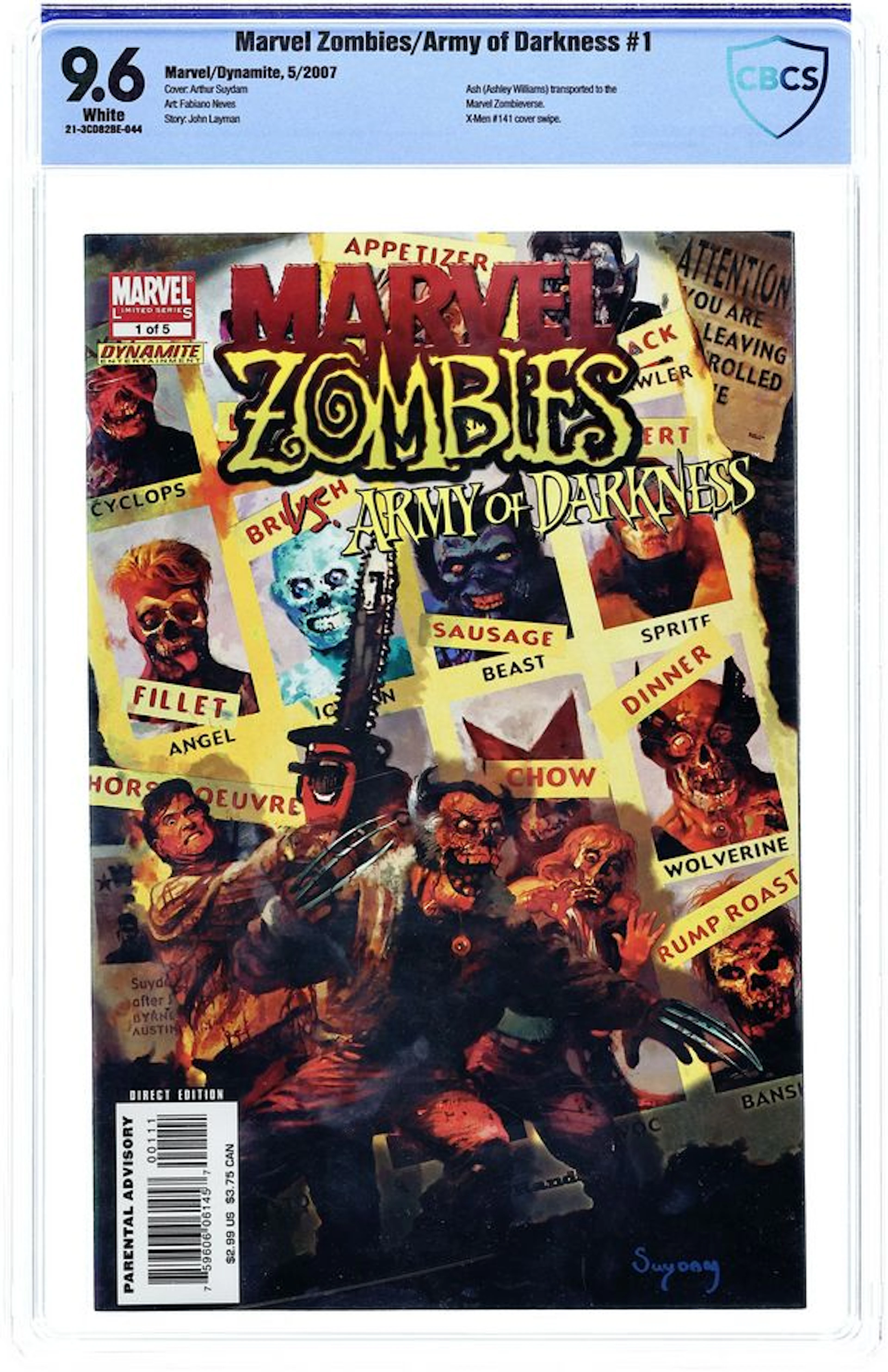 Marvel Zombies Army of Darkness (2007) 1A CBCS 9.6