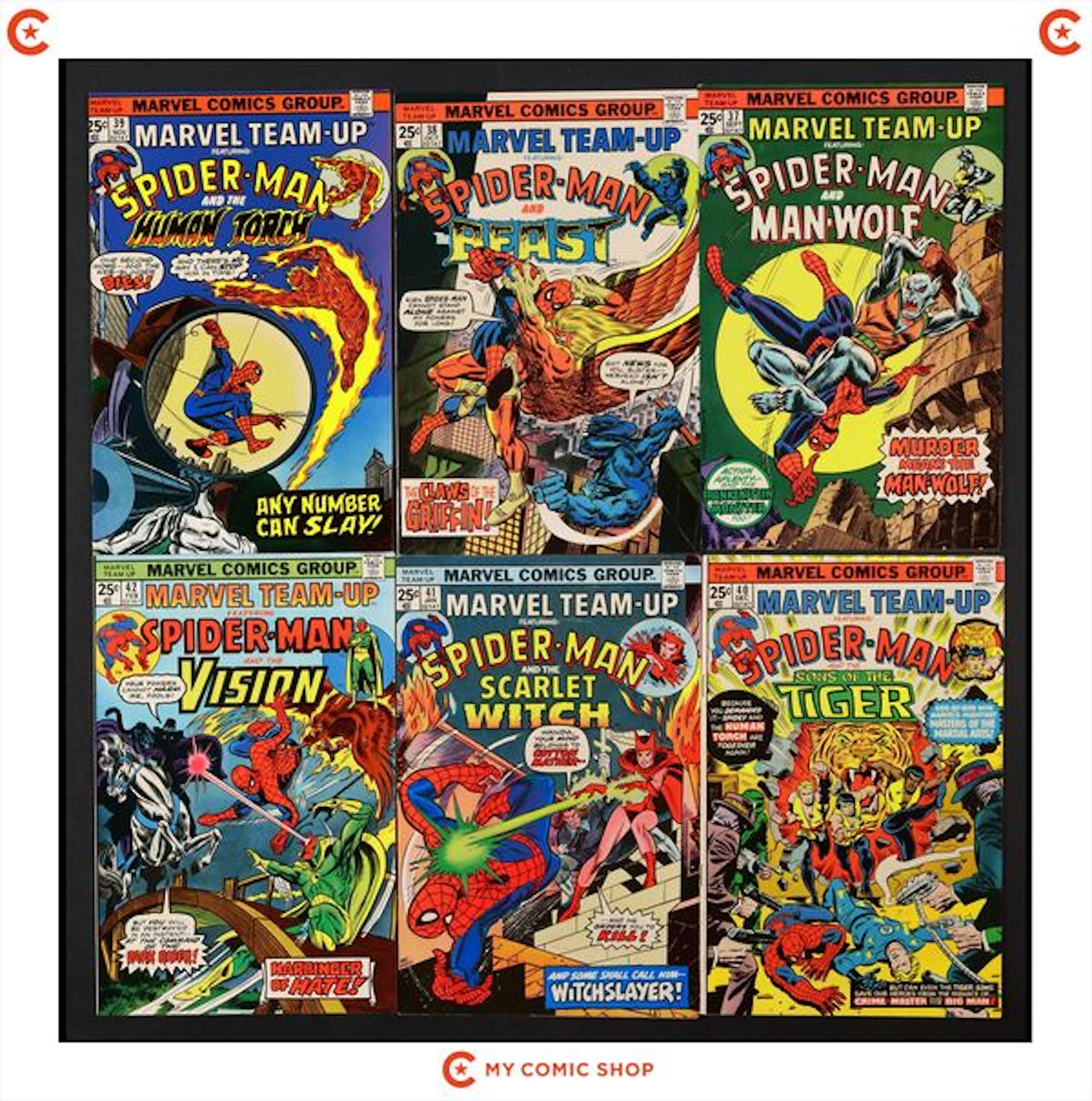 Marvel Team-Up Lot of 9