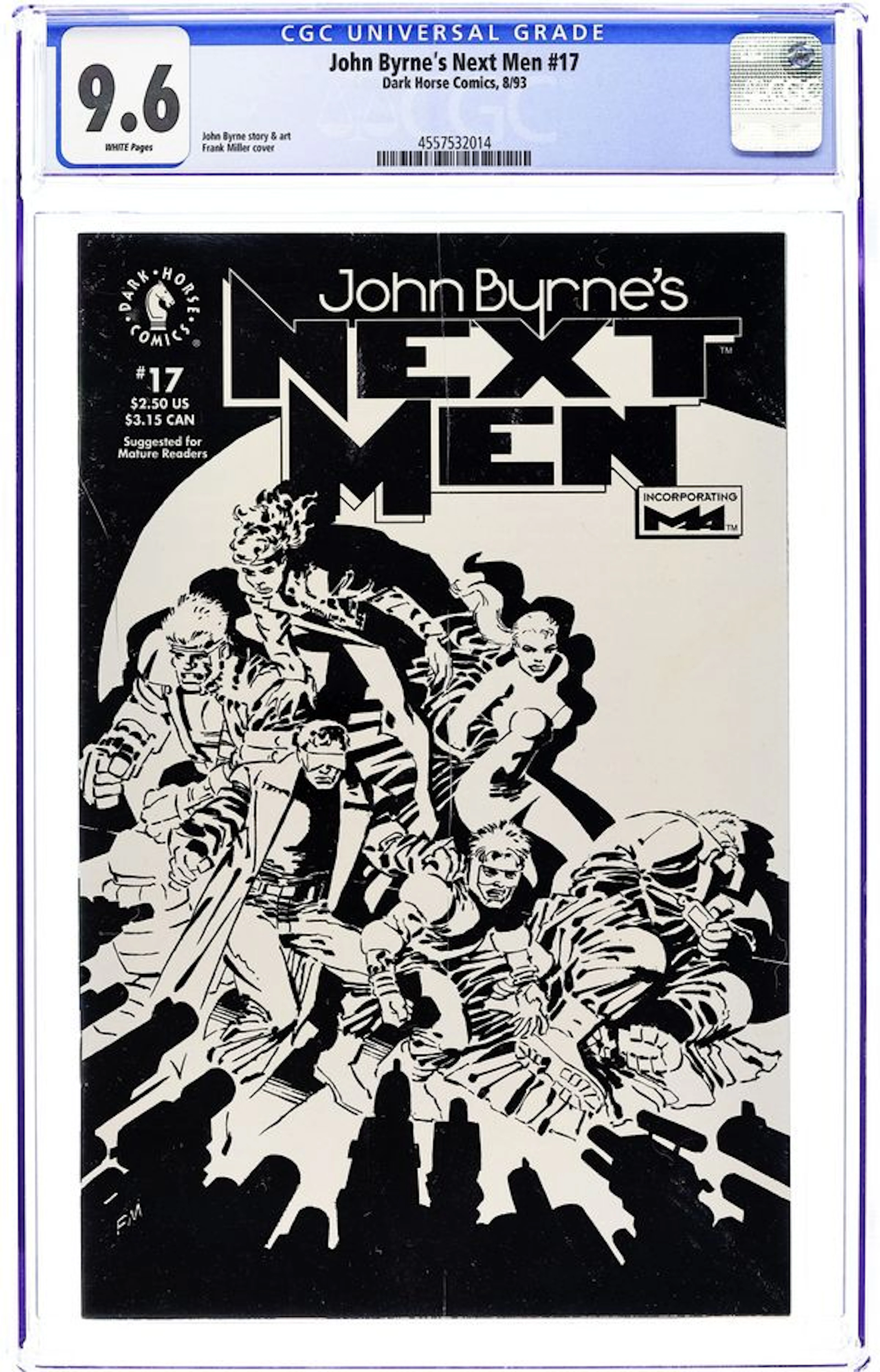 Next Men (1992) John Byrne's 17 CGC 9.6