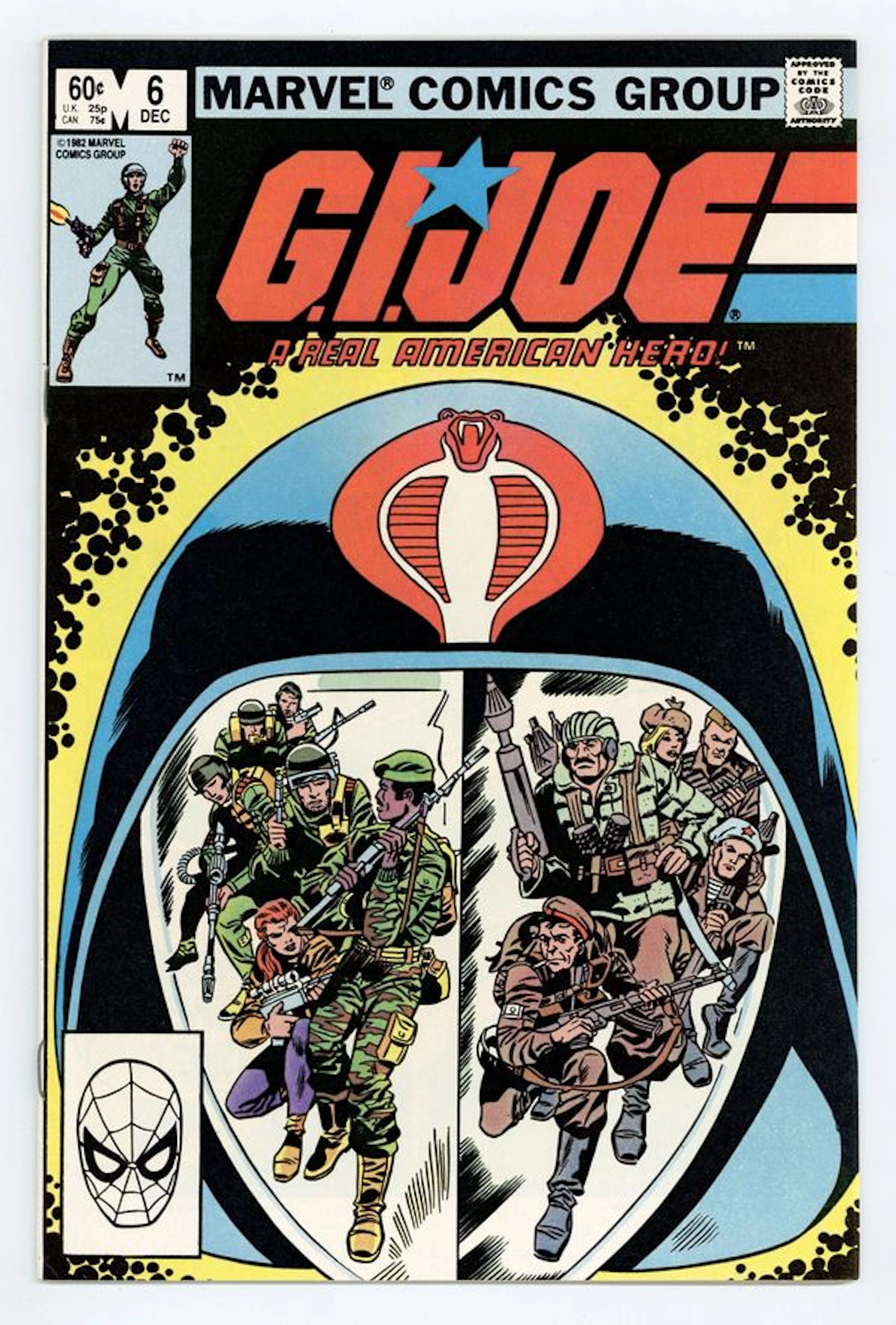 GI Joe A Real American Hero (1982 Marvel) 6D VF 8.0