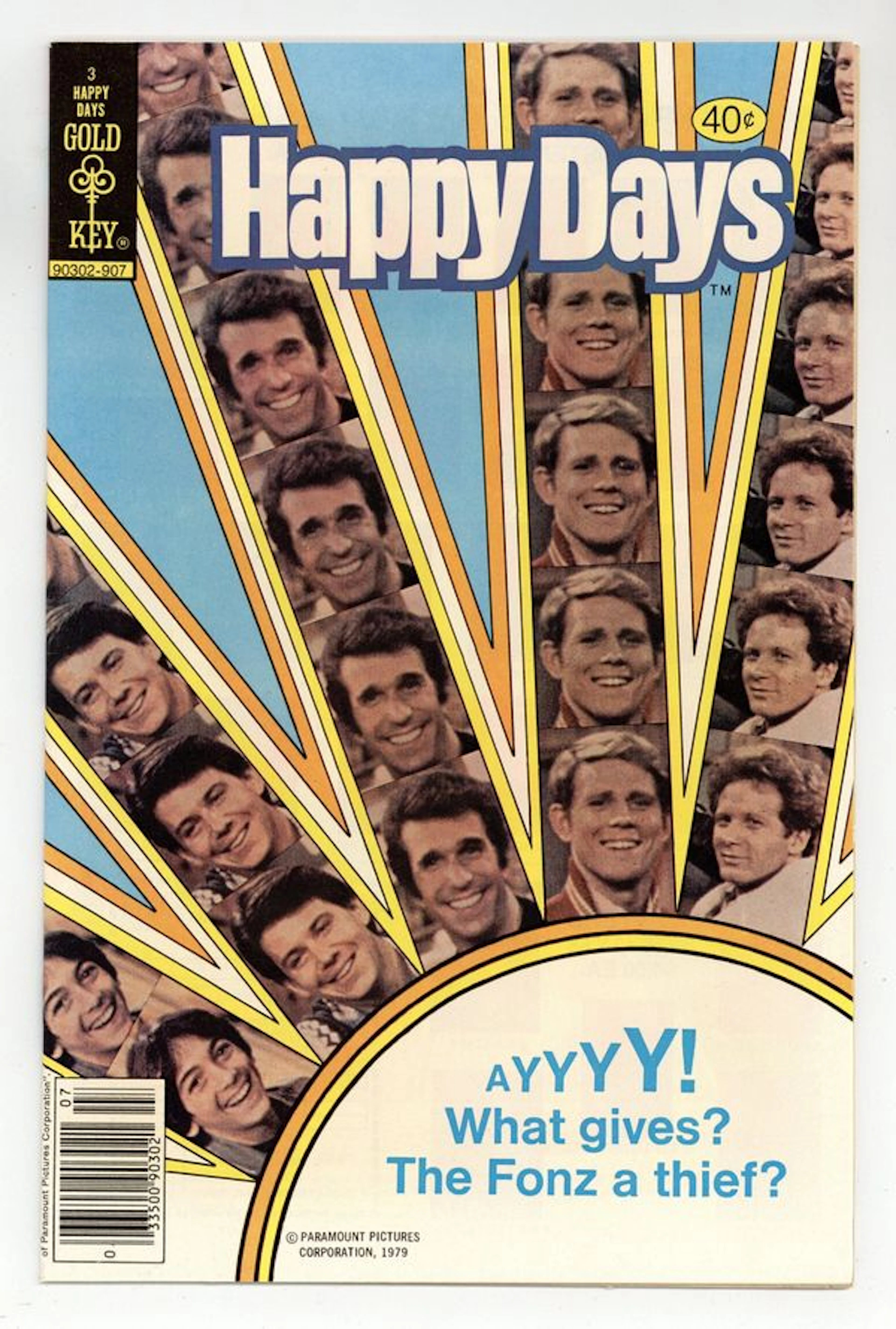 Happy Days (1979 Gold Key) 3 FN+ 6.5