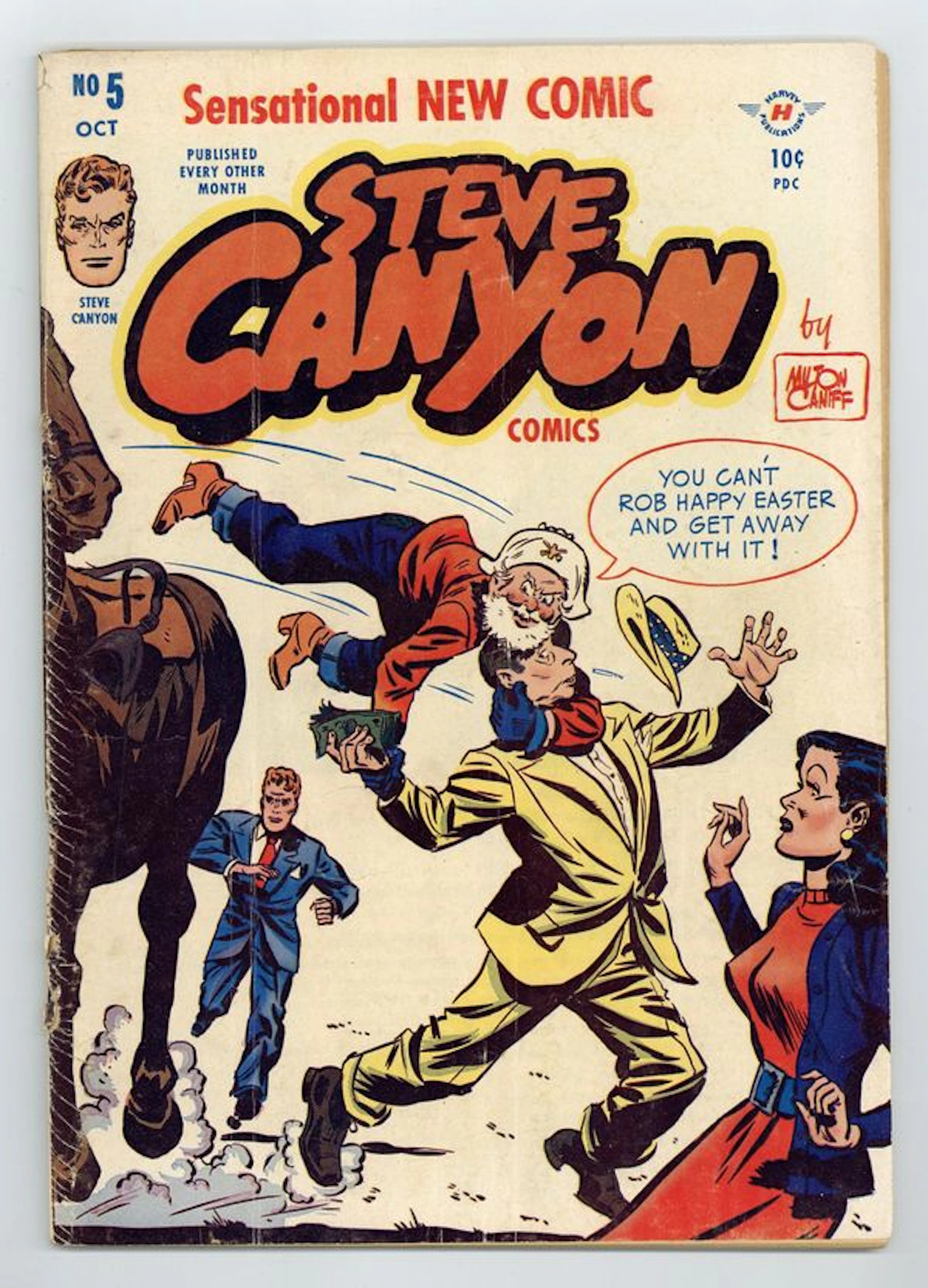 Steve Canyon Comics (1948 Harvey) 5 GD+ 2.5
