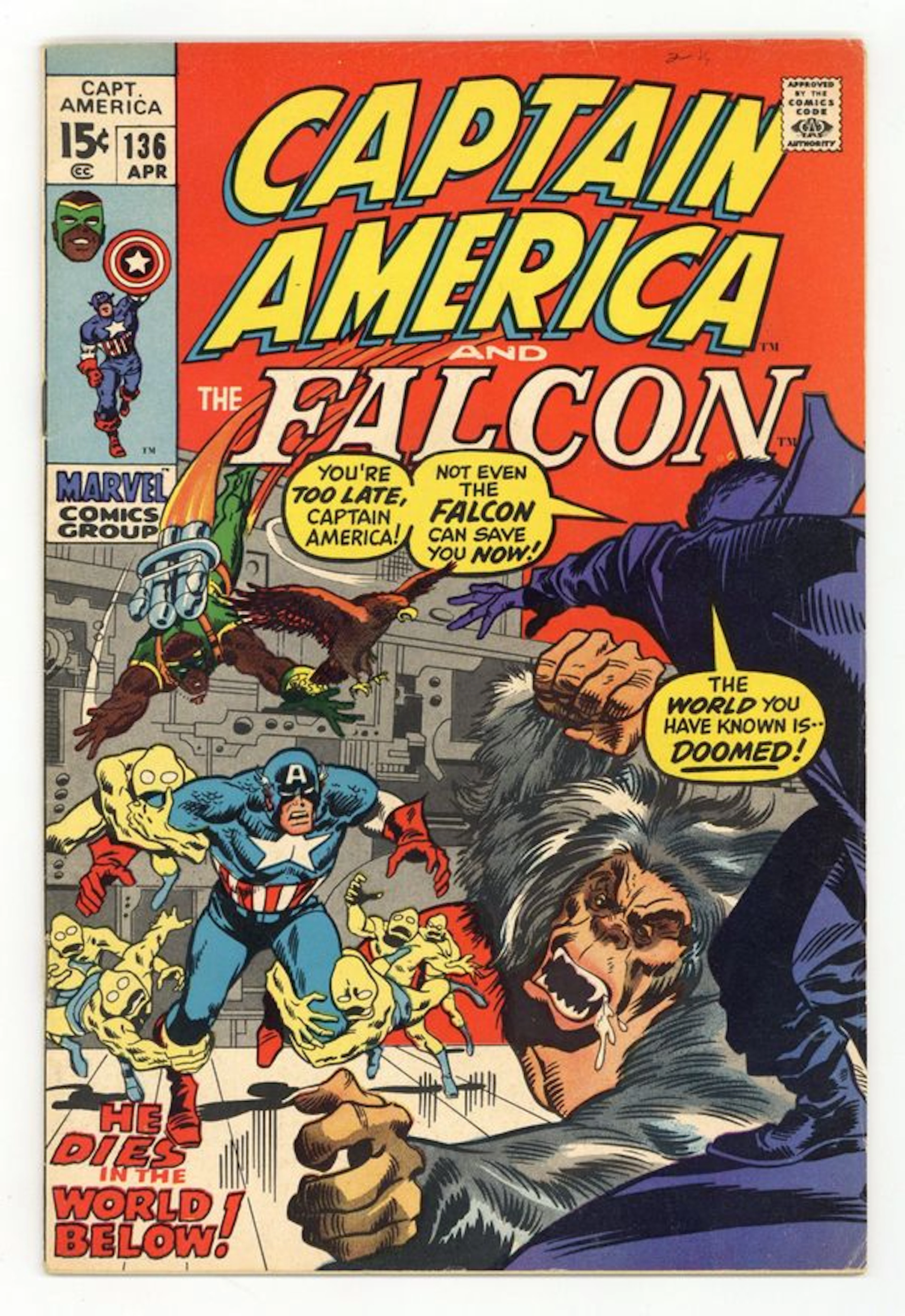 Captain America (1968 1st Series) 136 VG+ 4.5