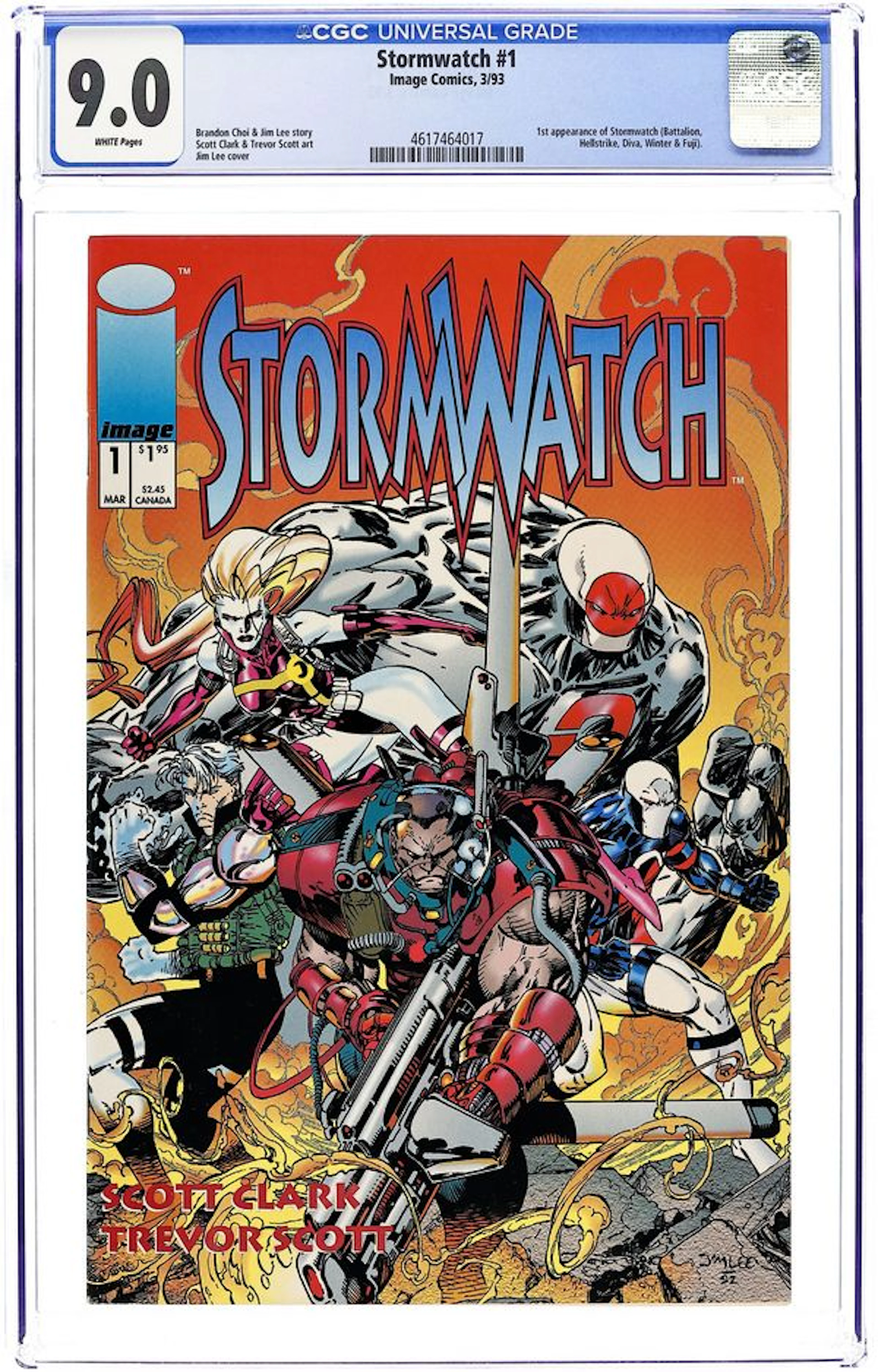 Stormwatch (1993 1st Series) 1 CGC 9.0