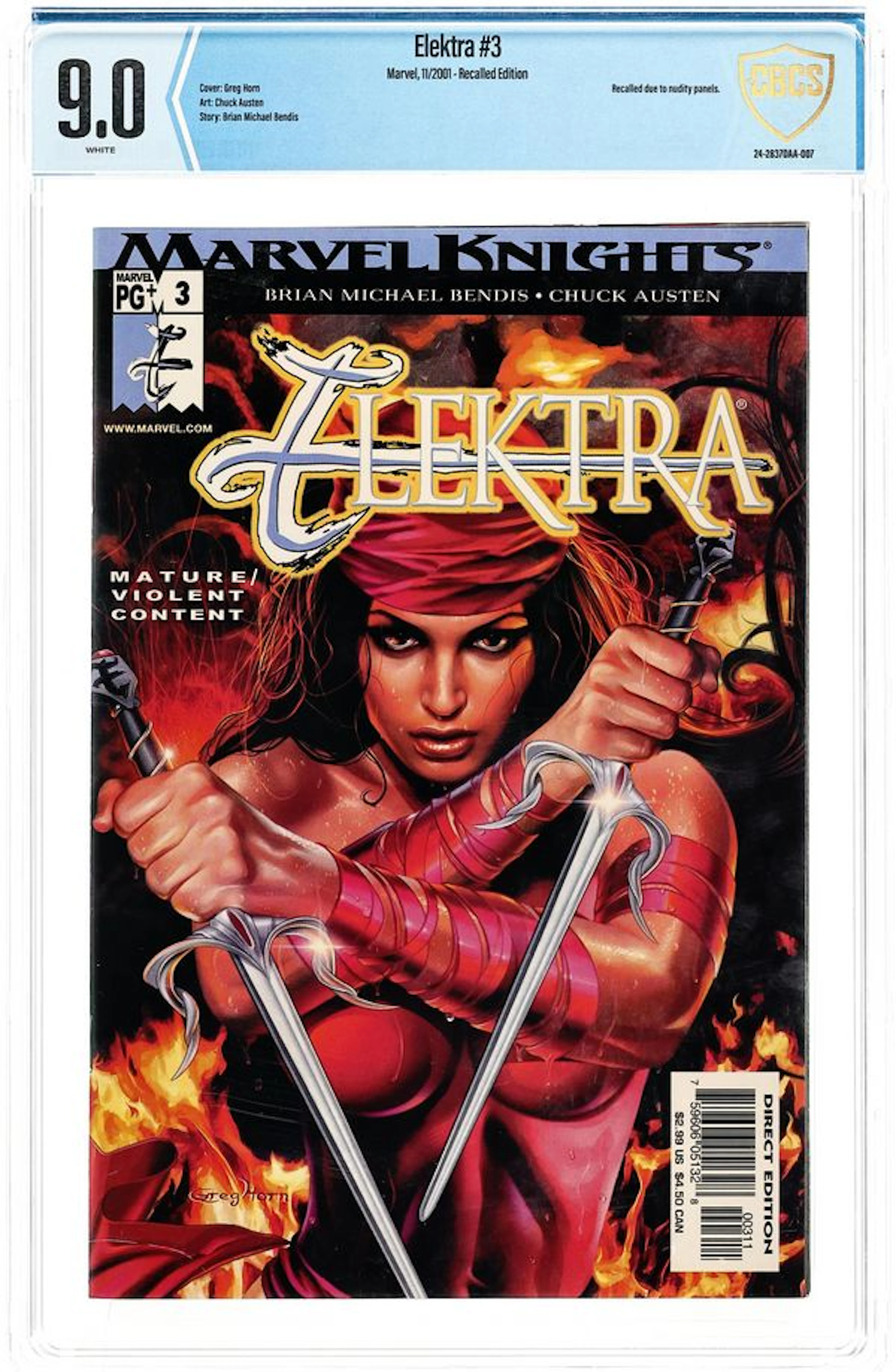 Elektra (2001 2nd Series) 3A CBCS 9.0